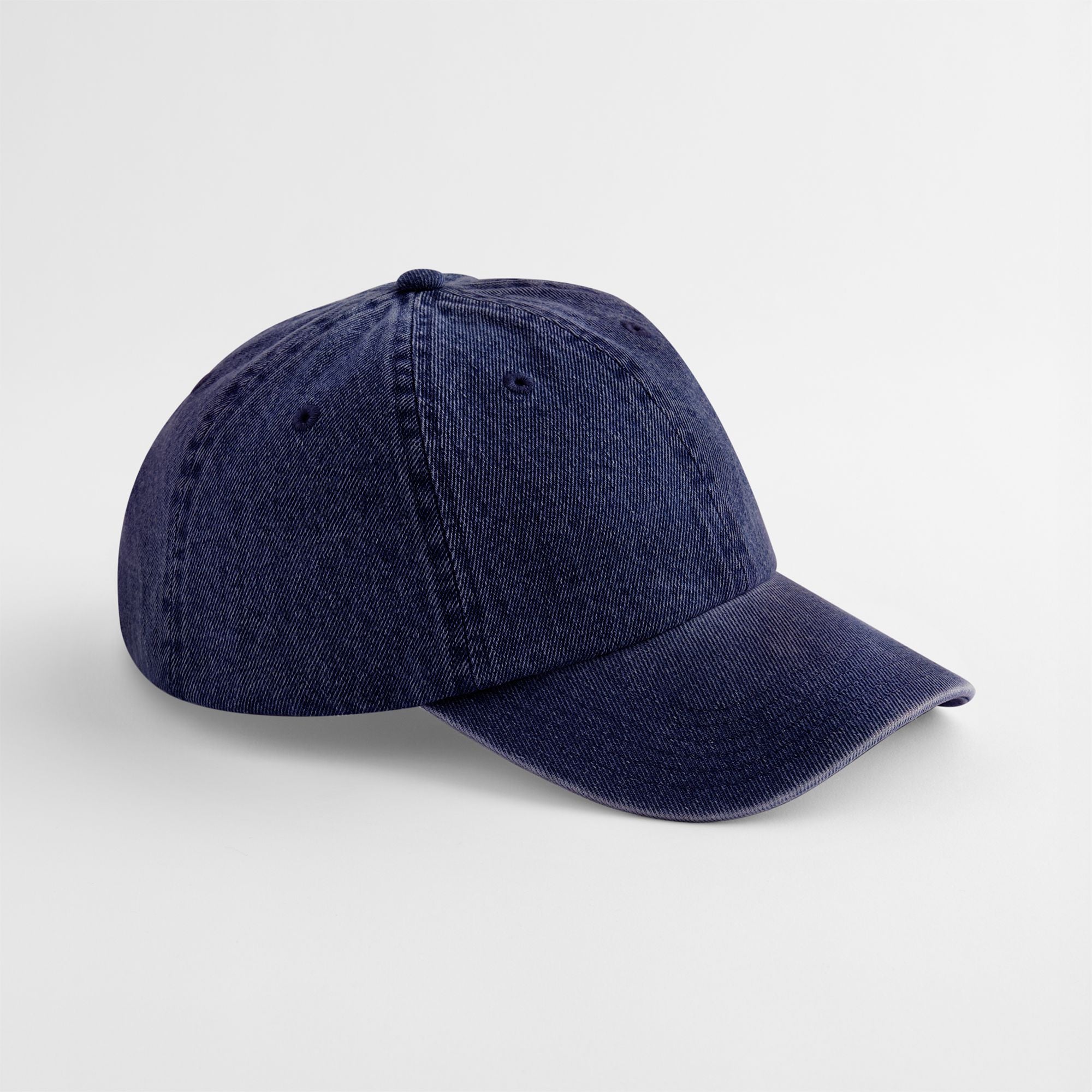 Casquettes 6 Pans en Coton Denim - Indigo