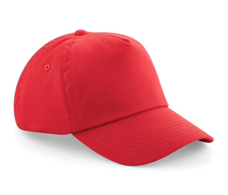 Casquette Enfant 5 Panneaux - Bright Red