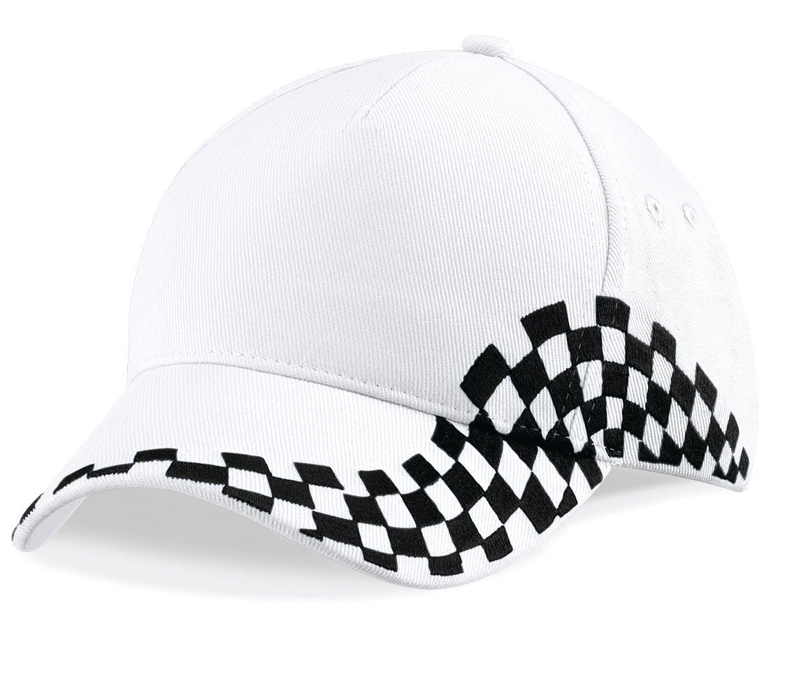 Casquette Grand Prix - White/damier Black