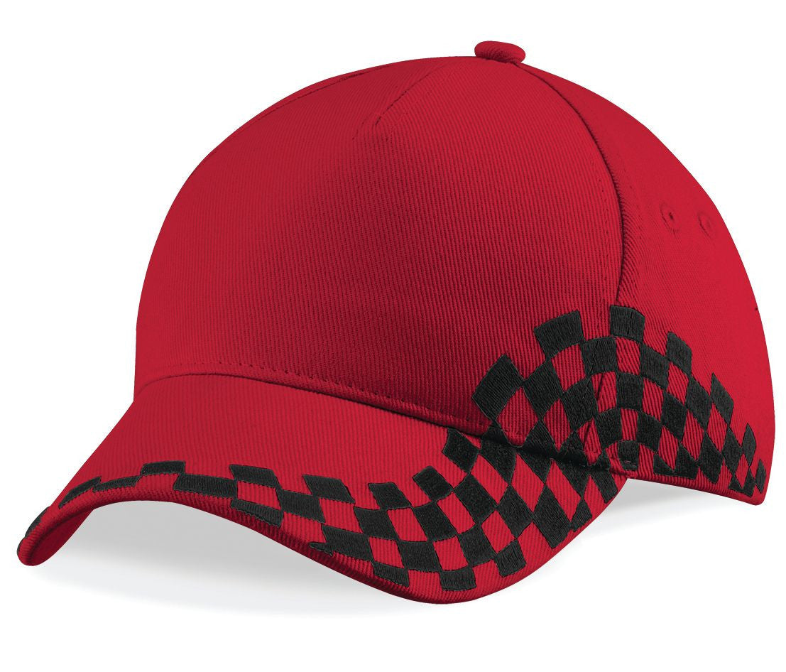 Casquette Grand Prix - Classic Red/damier Black