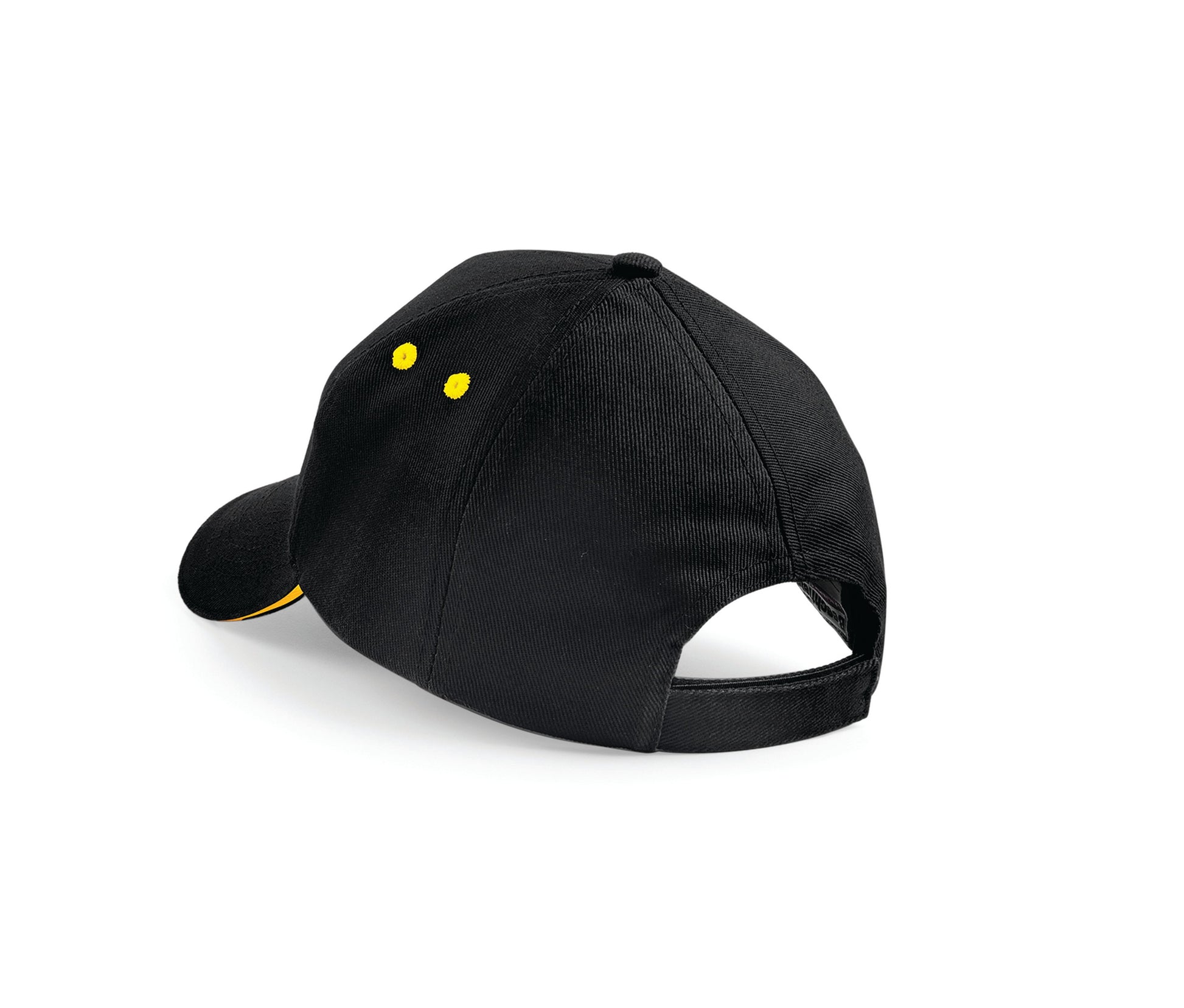 Casquette 5 Pans Bicolore - Black/yellow