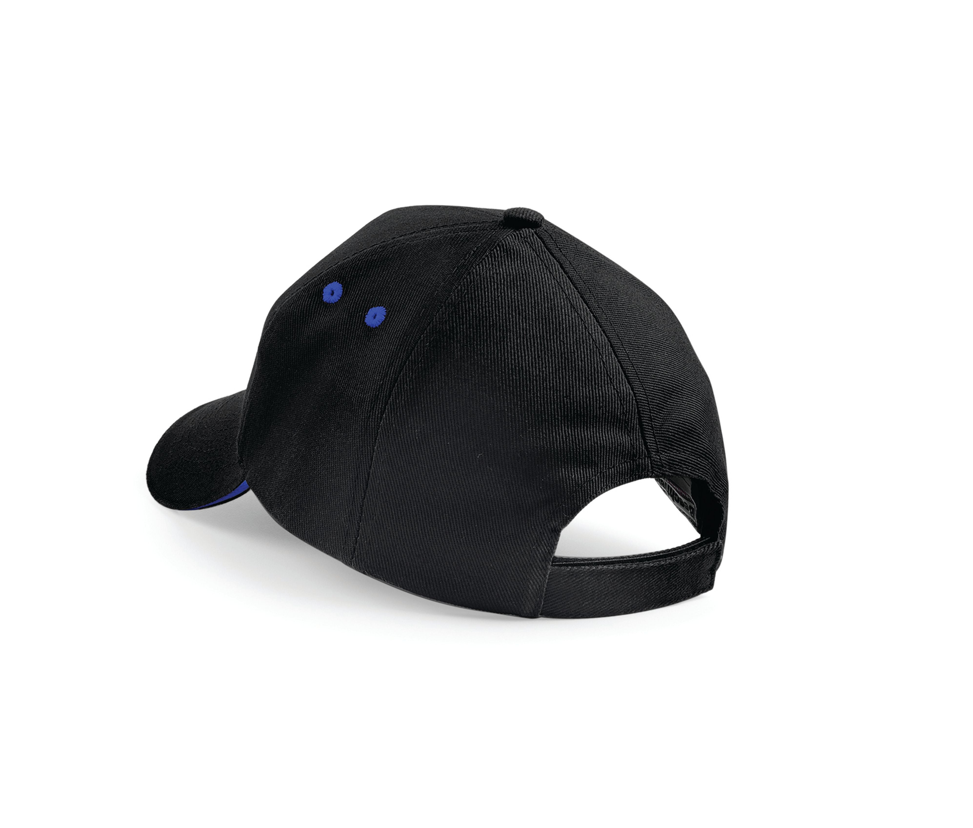 Casquette 5 Pans Bicolore - Black/royal