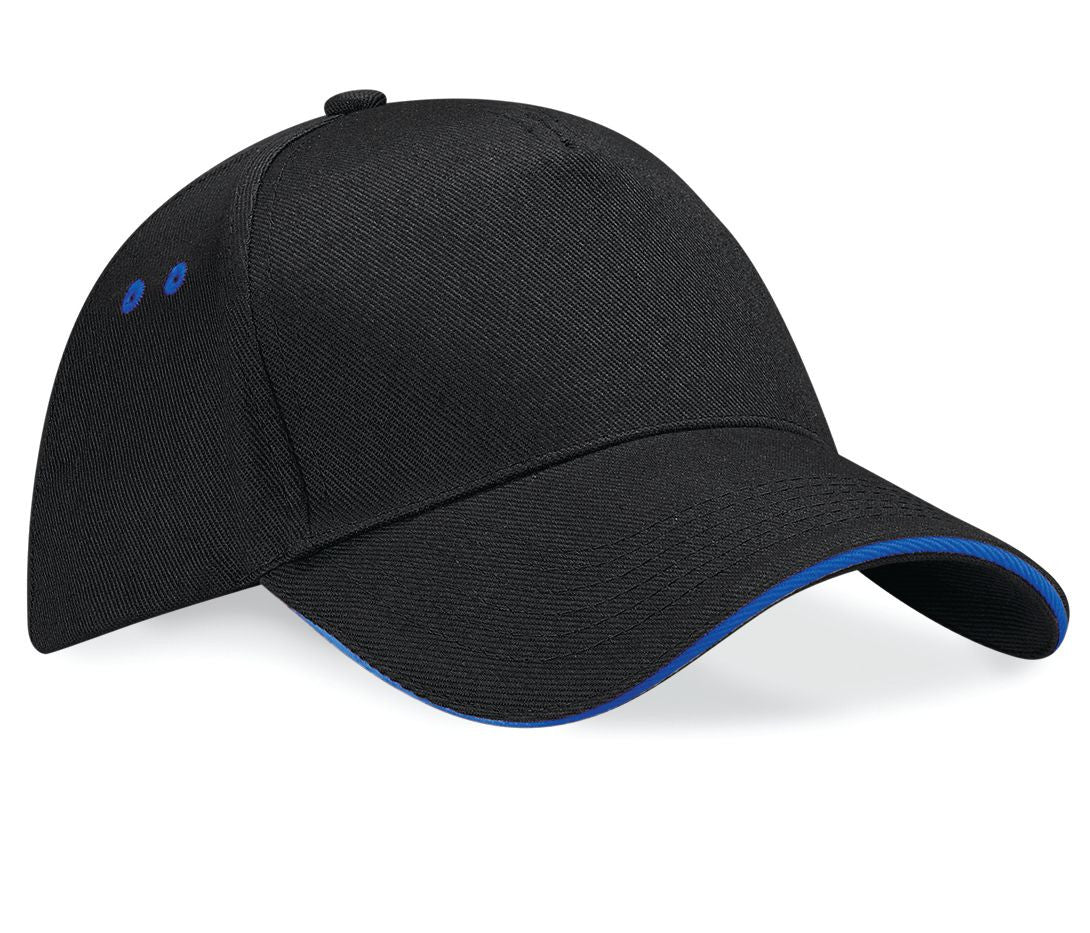 Casquette 5 Pans Bicolore - Black/royal