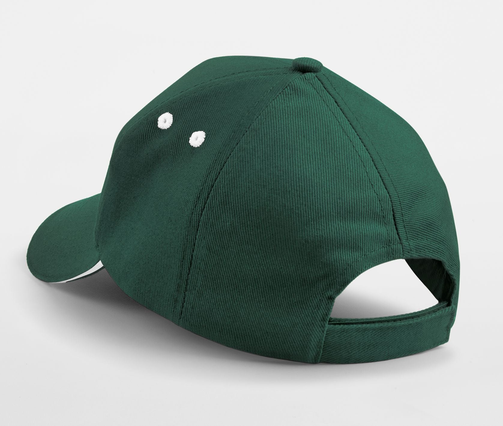 Casquette 5 Pans Bicolore - Bottle Green/white