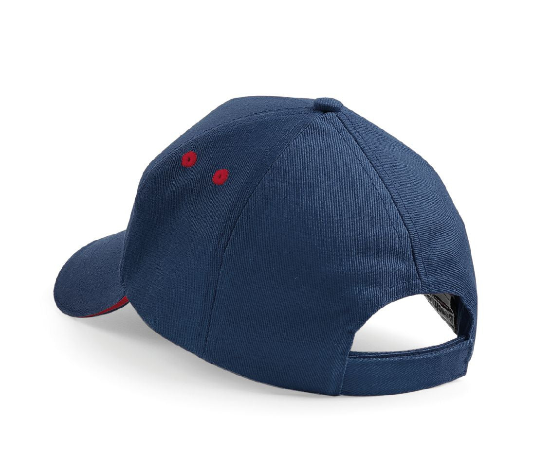 Casquette 5 Pans Bicolore - French Navy/classic Red