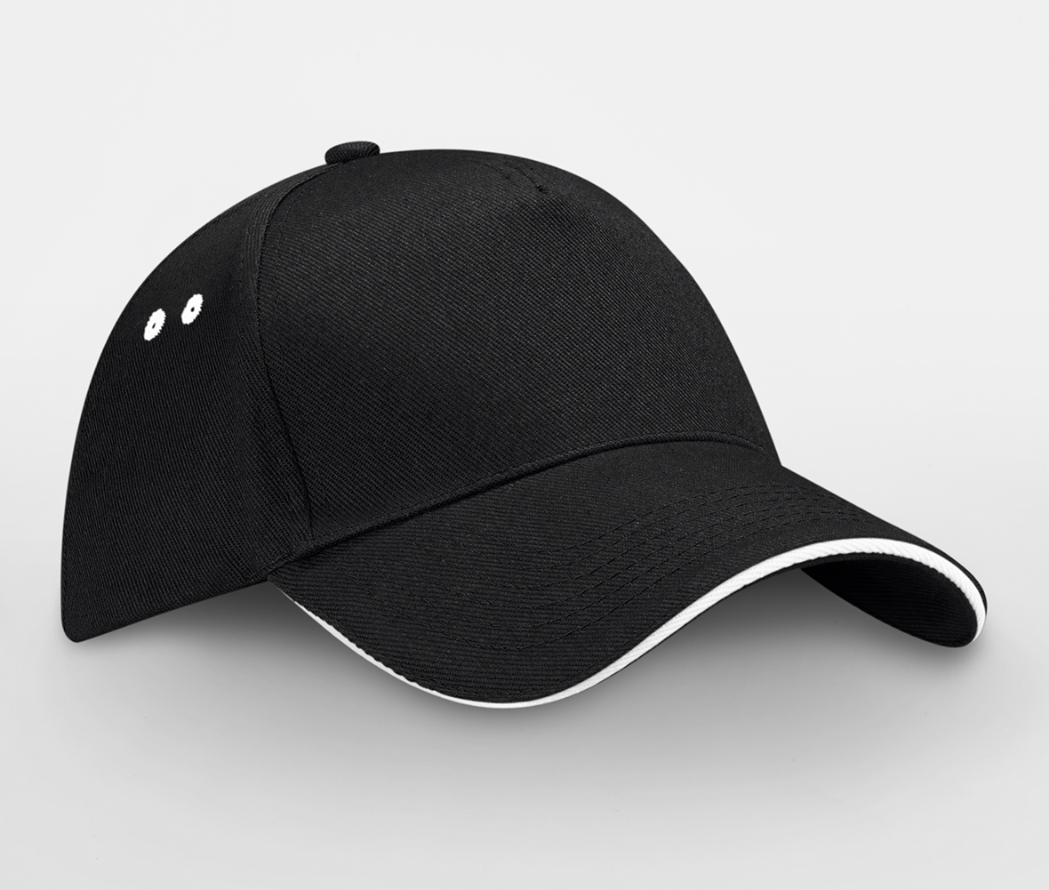 Casquette 5 Pans Bicolore - Black/white