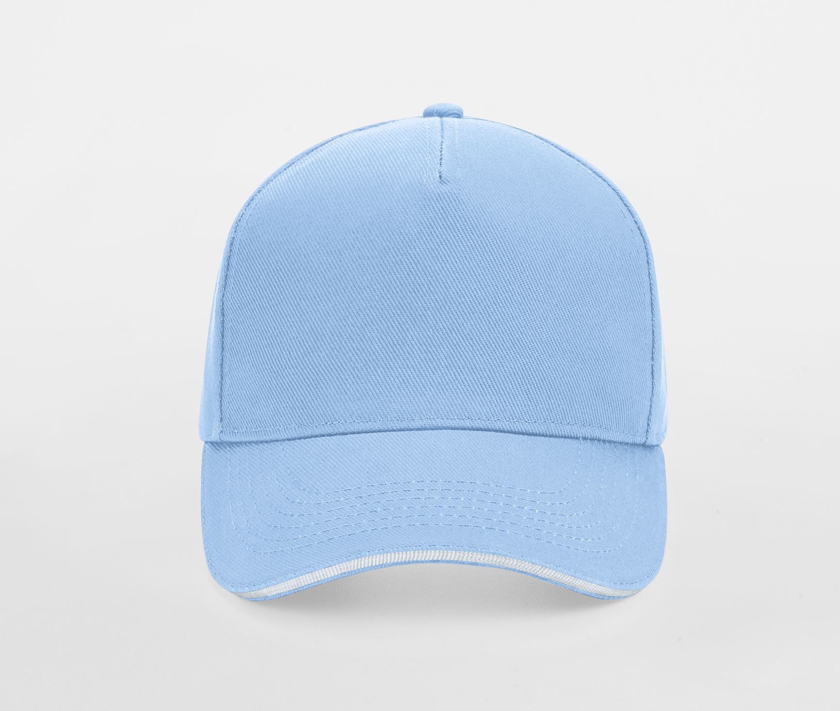 Casquette 5 Pans Bicolore - Sky Blue/white