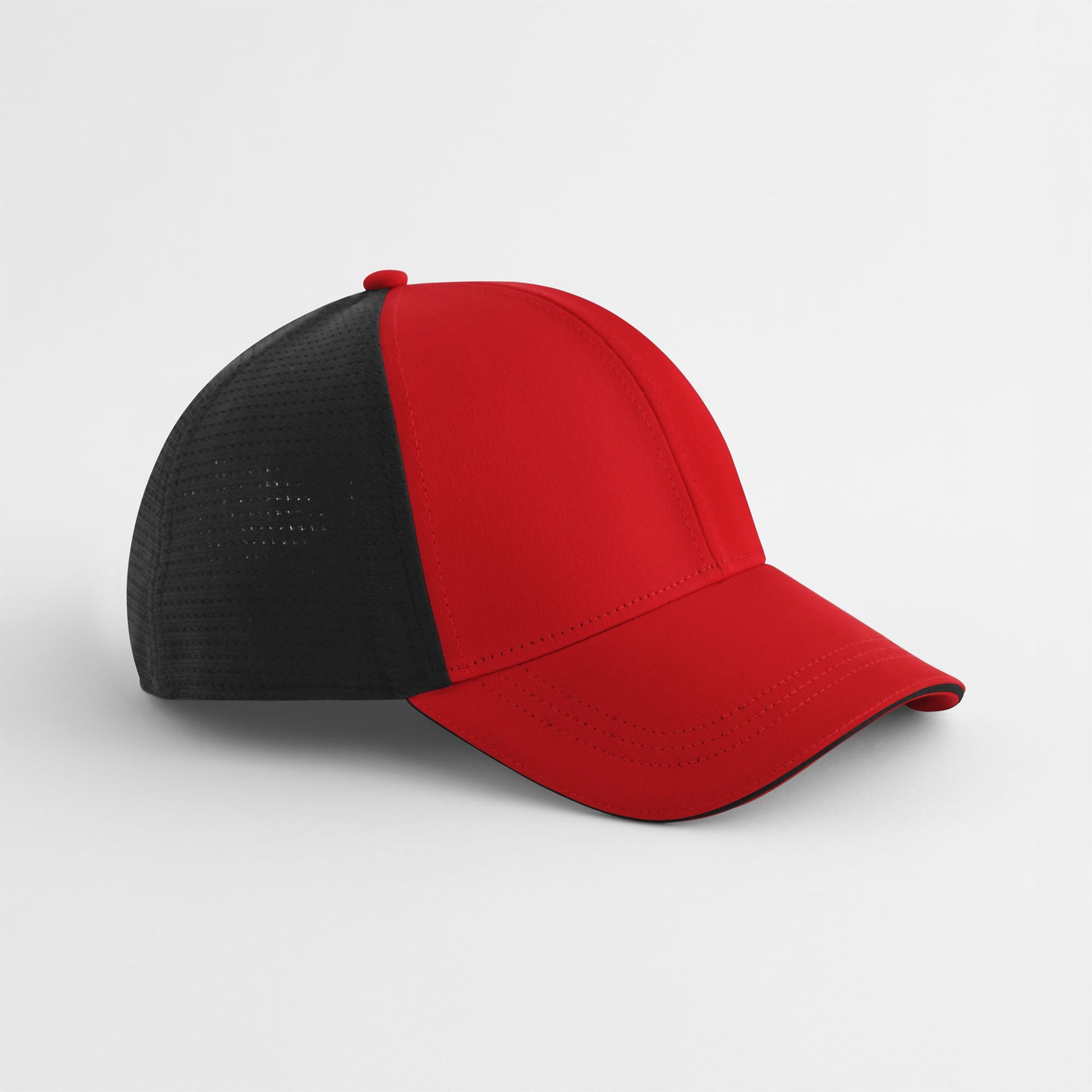 Casquette de Sport 6 Pans - Red/black