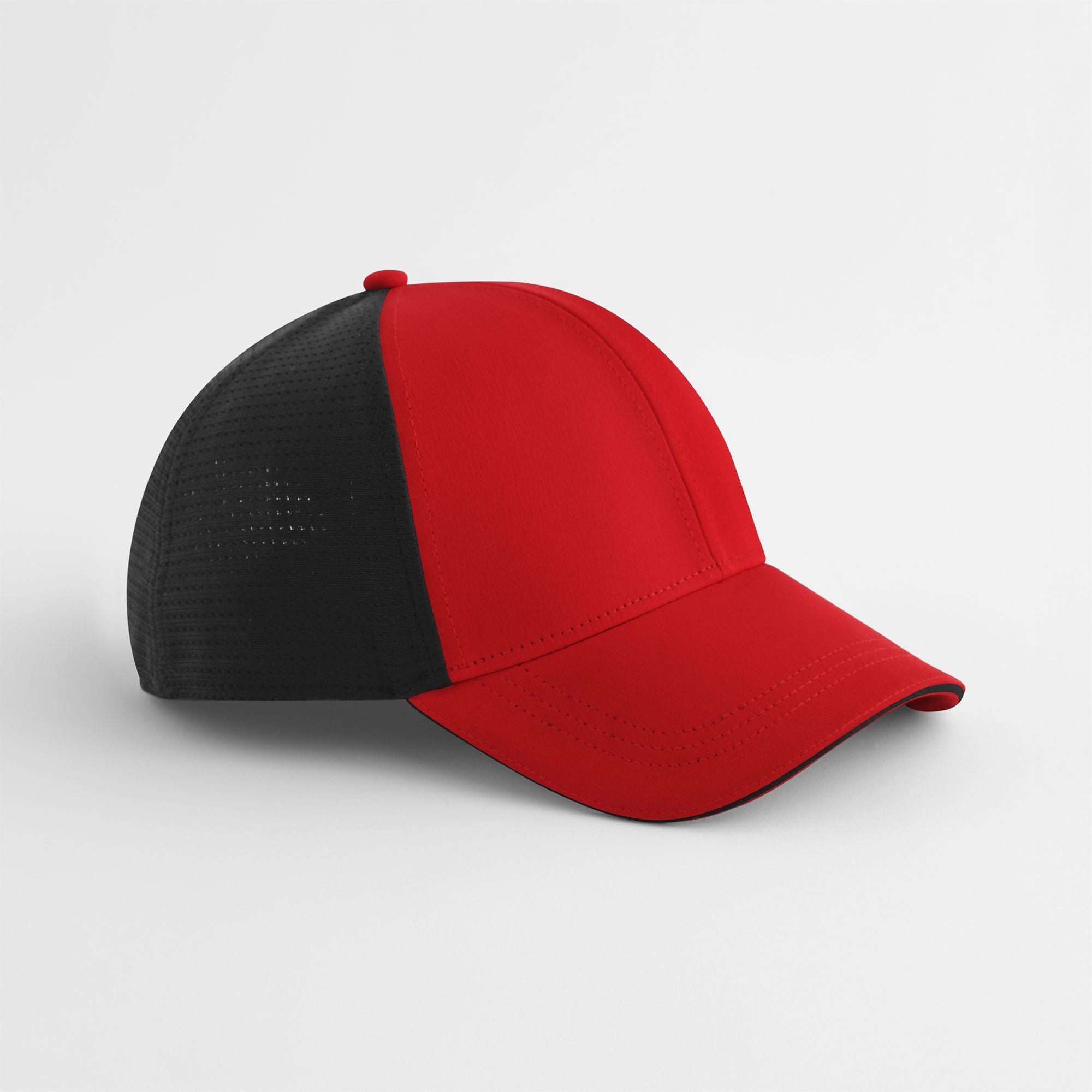Casquette de Sport 6 Pans - Red/black