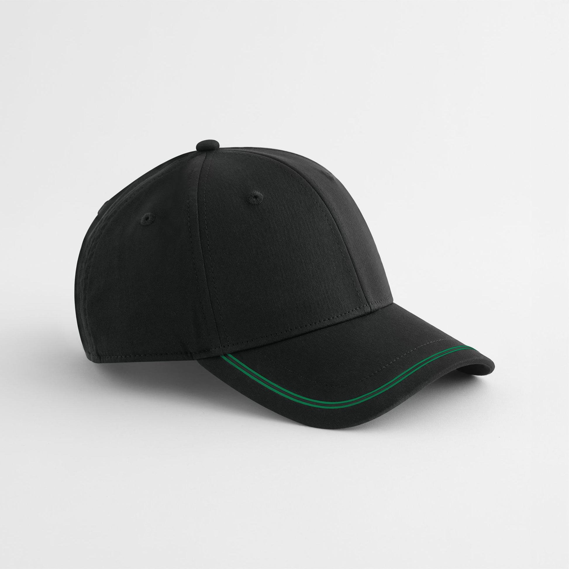 Casquette de Sport 6 Pans - Black/kelly Green