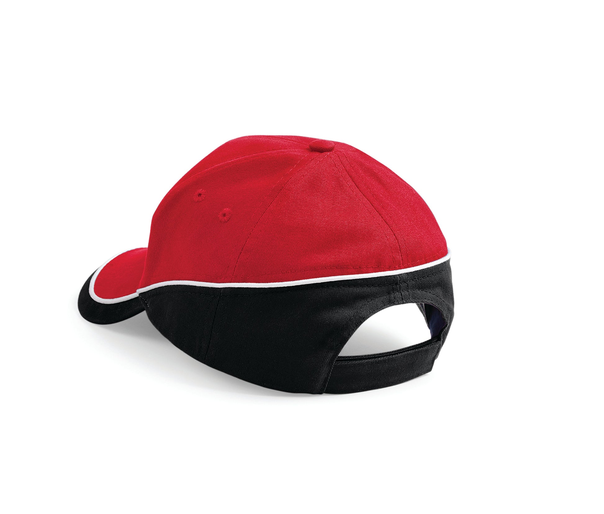 Casquette Bicolore 5 Pans - Classic Red/black/white