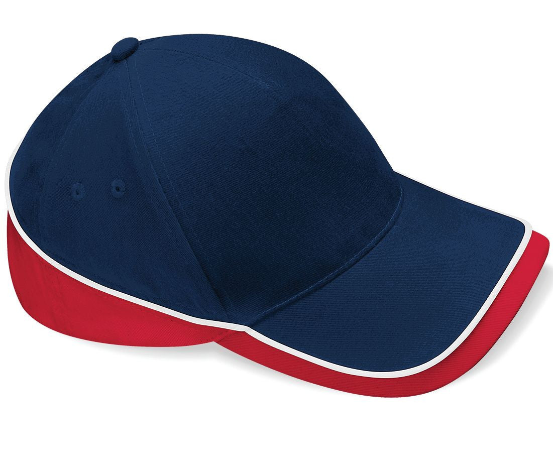 Casquette Bicolore 5 Pans - French Navy/classic Red/white