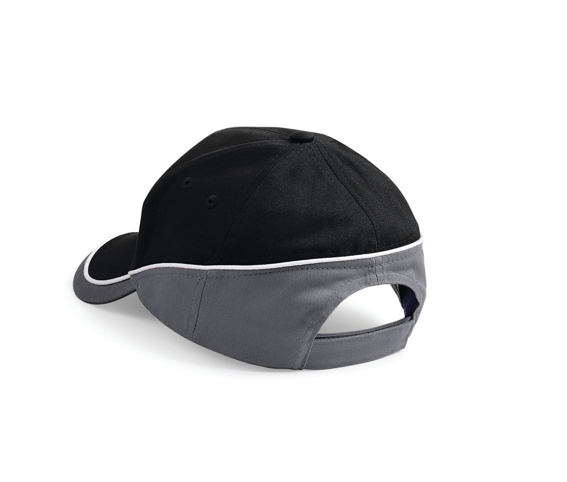 Casquette Bicolore 5 Pans - Black/graphite Grey/white
