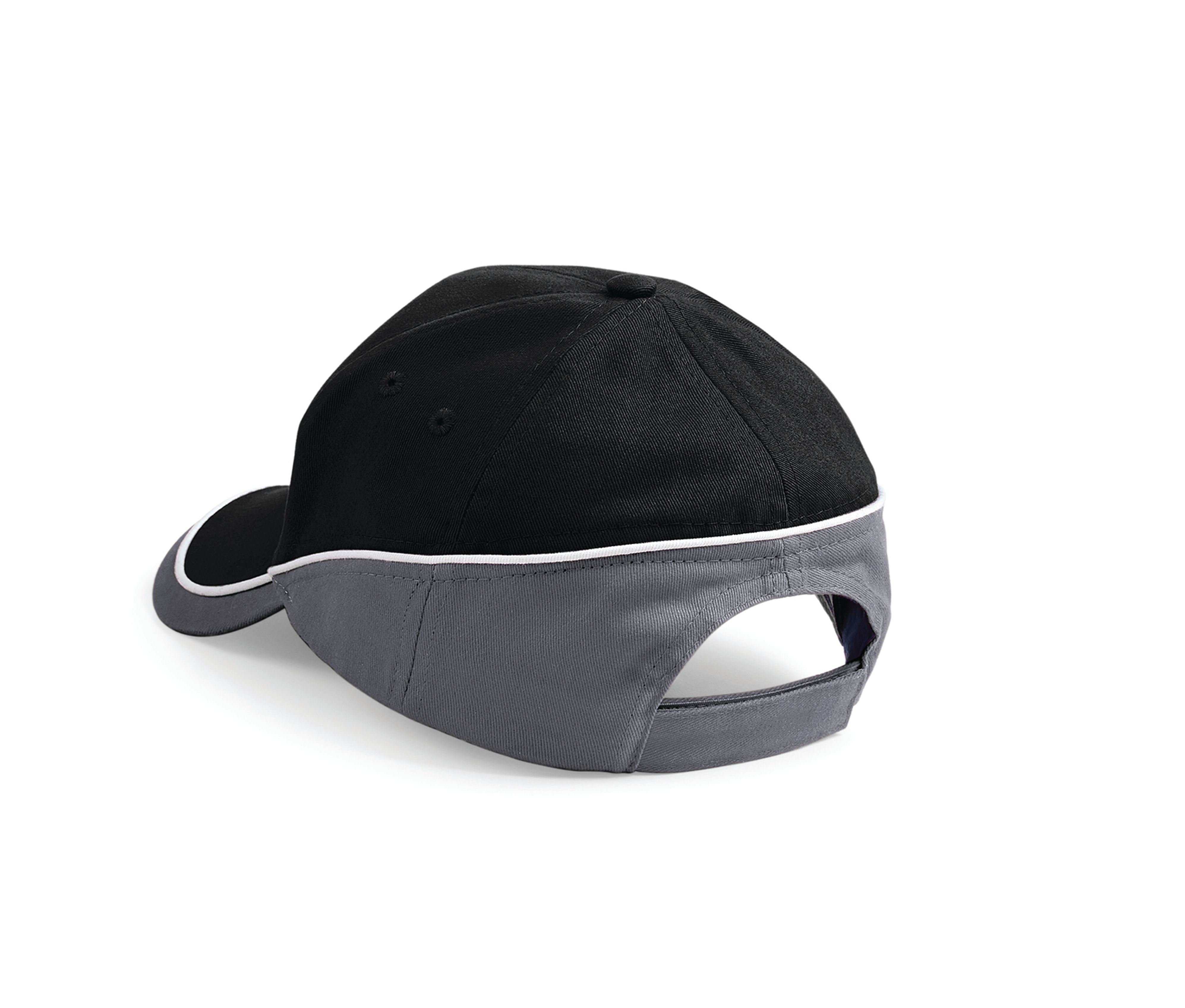 Casquette Bicolore 5 Pans - Black/graphite Grey/white