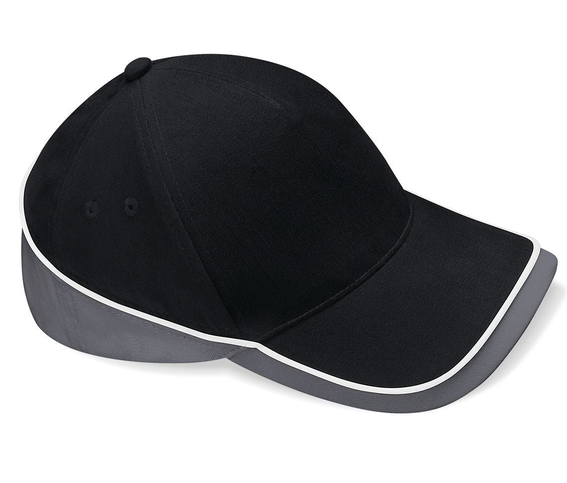 Casquette Bicolore 5 Pans - Black/graphite Grey/white