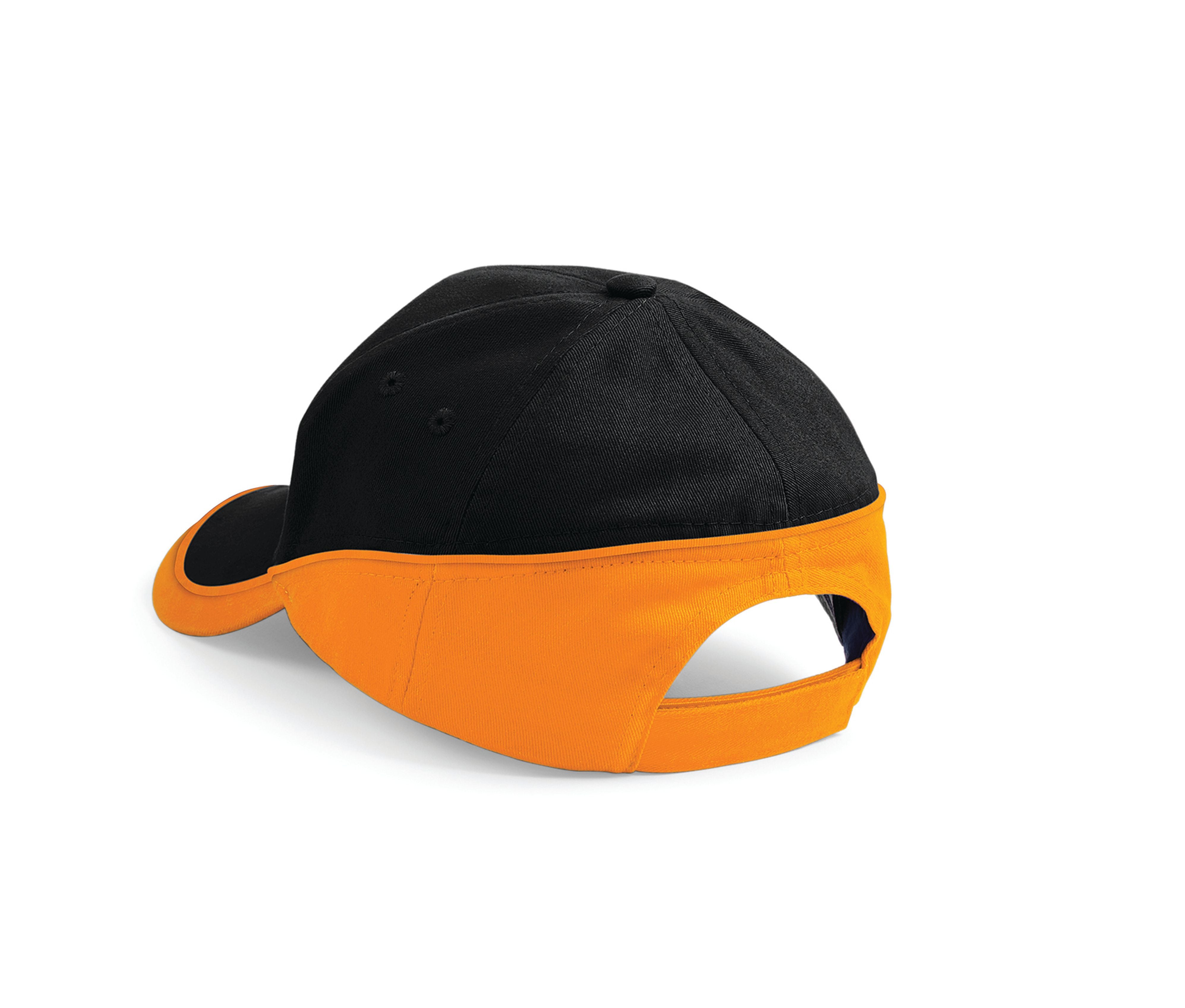 Casquette Bicolore 5 Pans - Black/orange