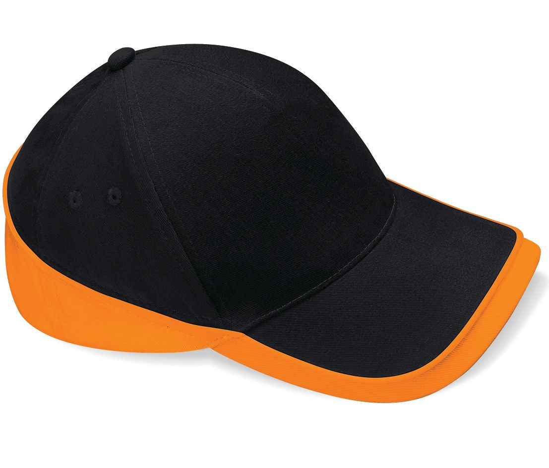 Casquette Bicolore 5 Pans - Black/orange