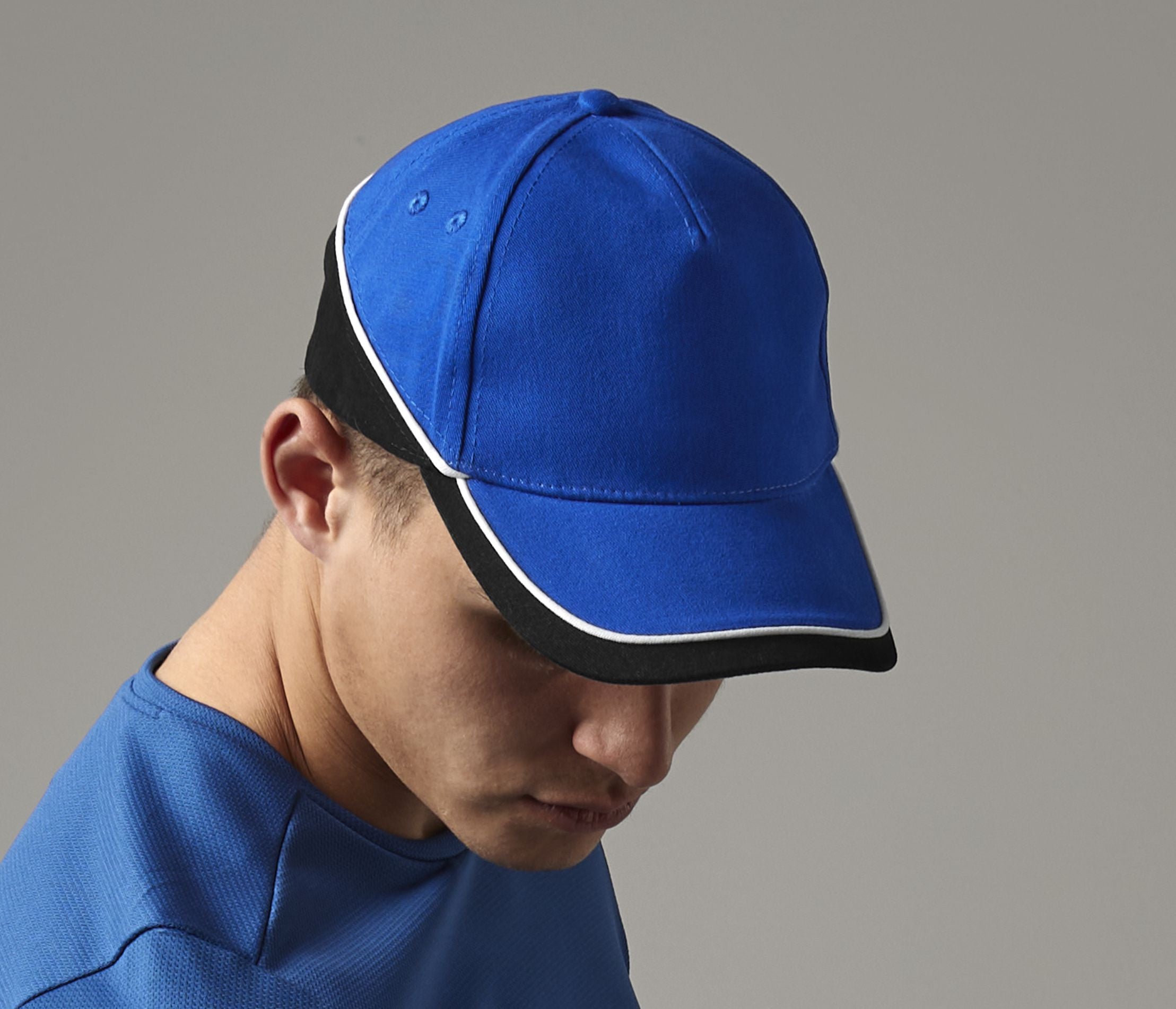 Casquette bicolore 5 pans