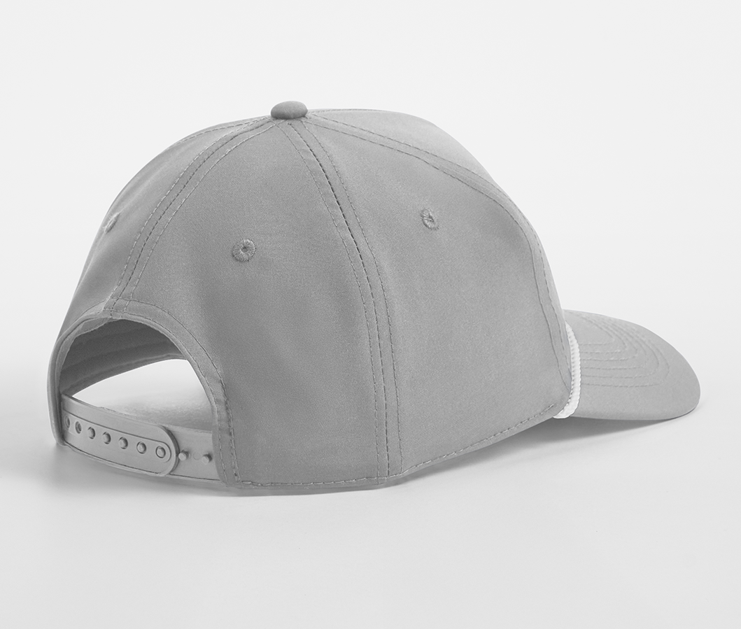 Casquette Avec Détail en Corde - Light Grey/white