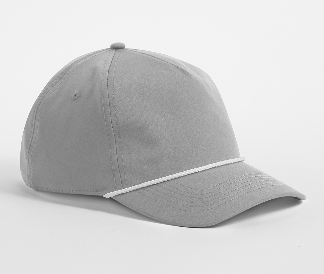 Casquette Avec Détail en Corde - Light Grey/white