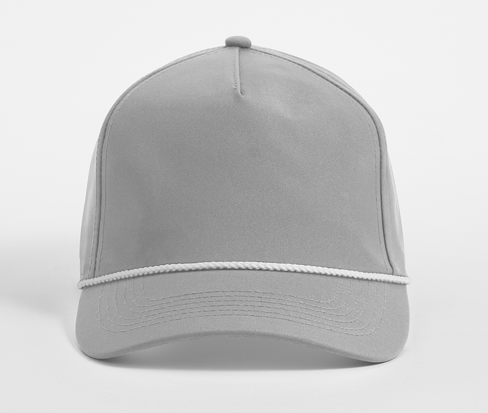 Casquette Avec Détail en Corde - Light Grey/white