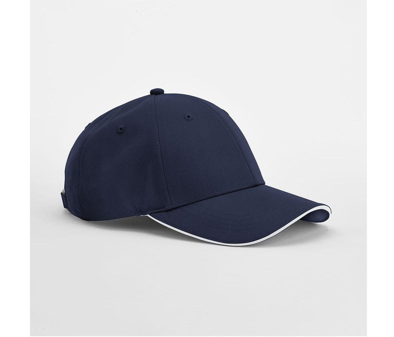 Casquette 6 Pans Avec Liseré - French Navy / White