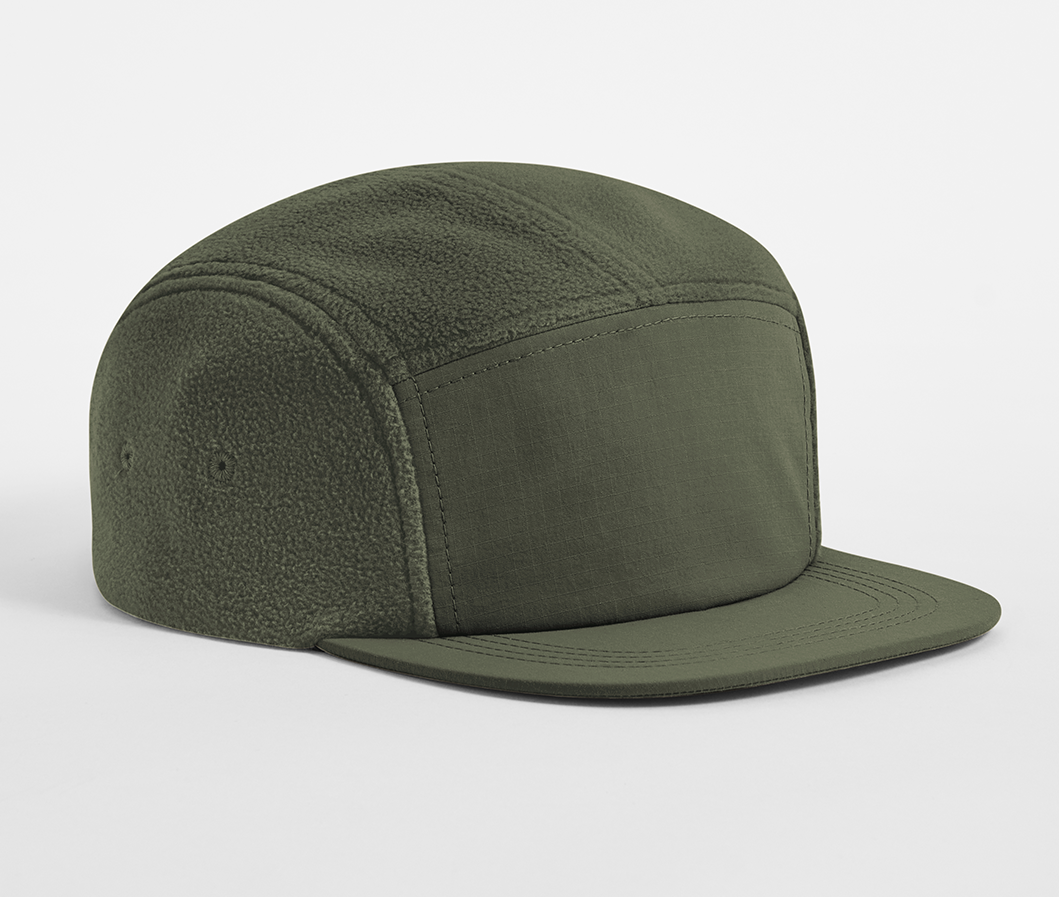 Casquette Camper en Polaire - Olive Green