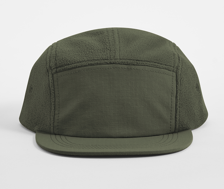 Casquette Camper en Polaire - Olive Green