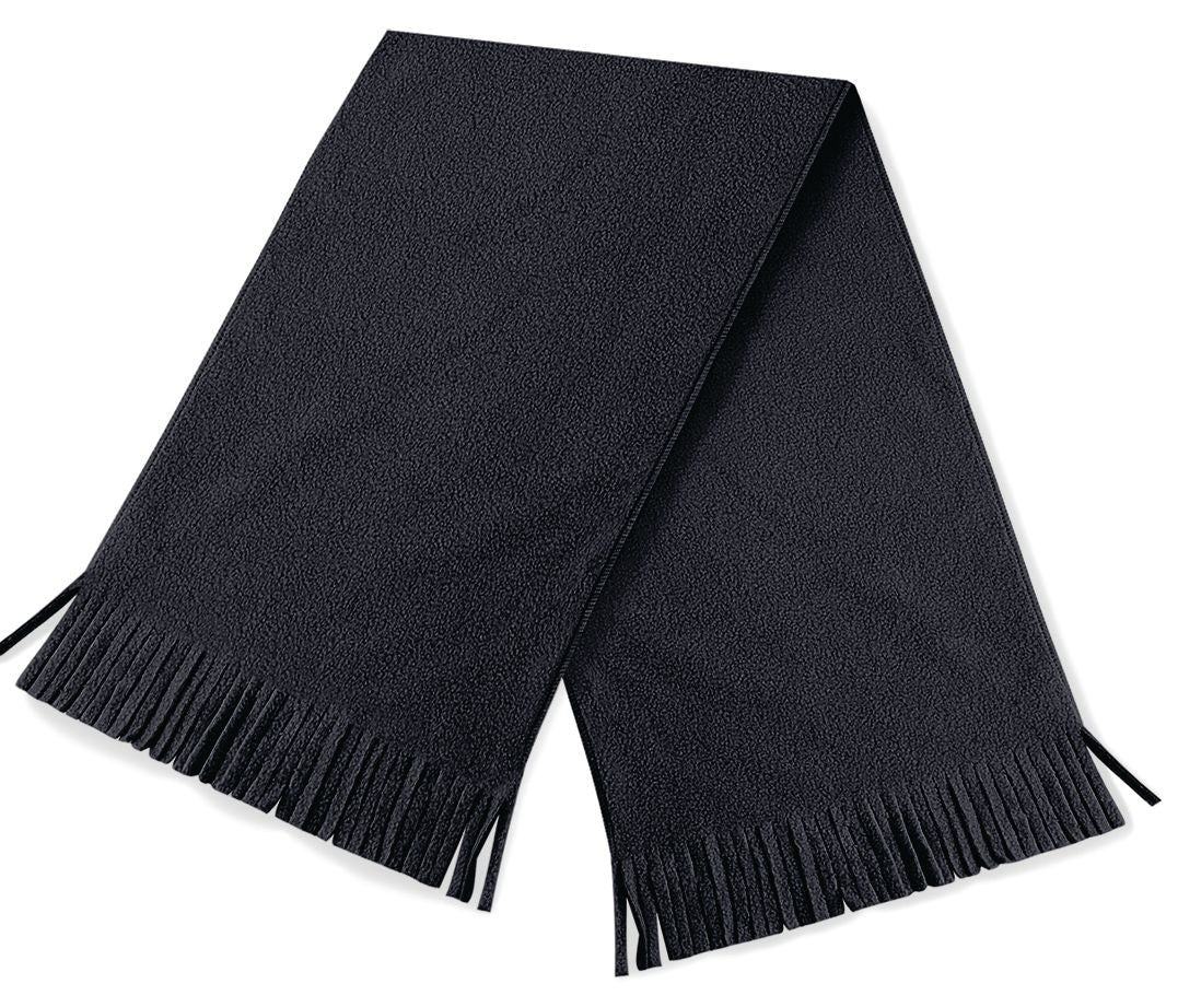 Écharpe Polaire Frangée - Black