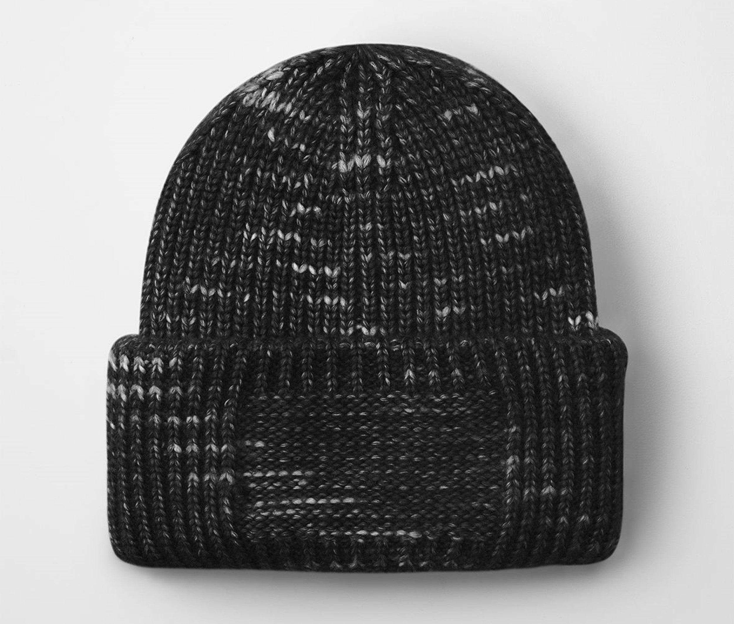 Bonnet Tricoté Avec Zone de Marquage - Midnight Haze