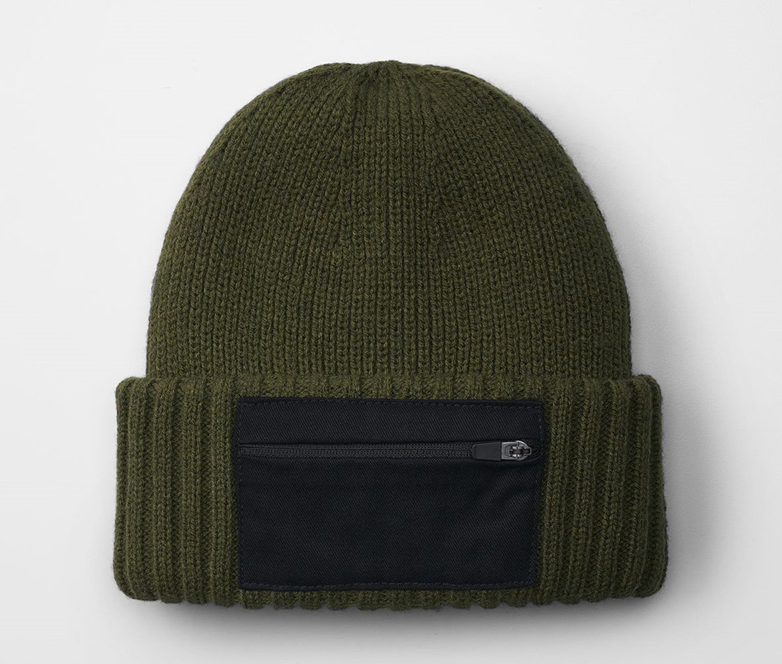 Bonnet Avec Poche - Military Green/black