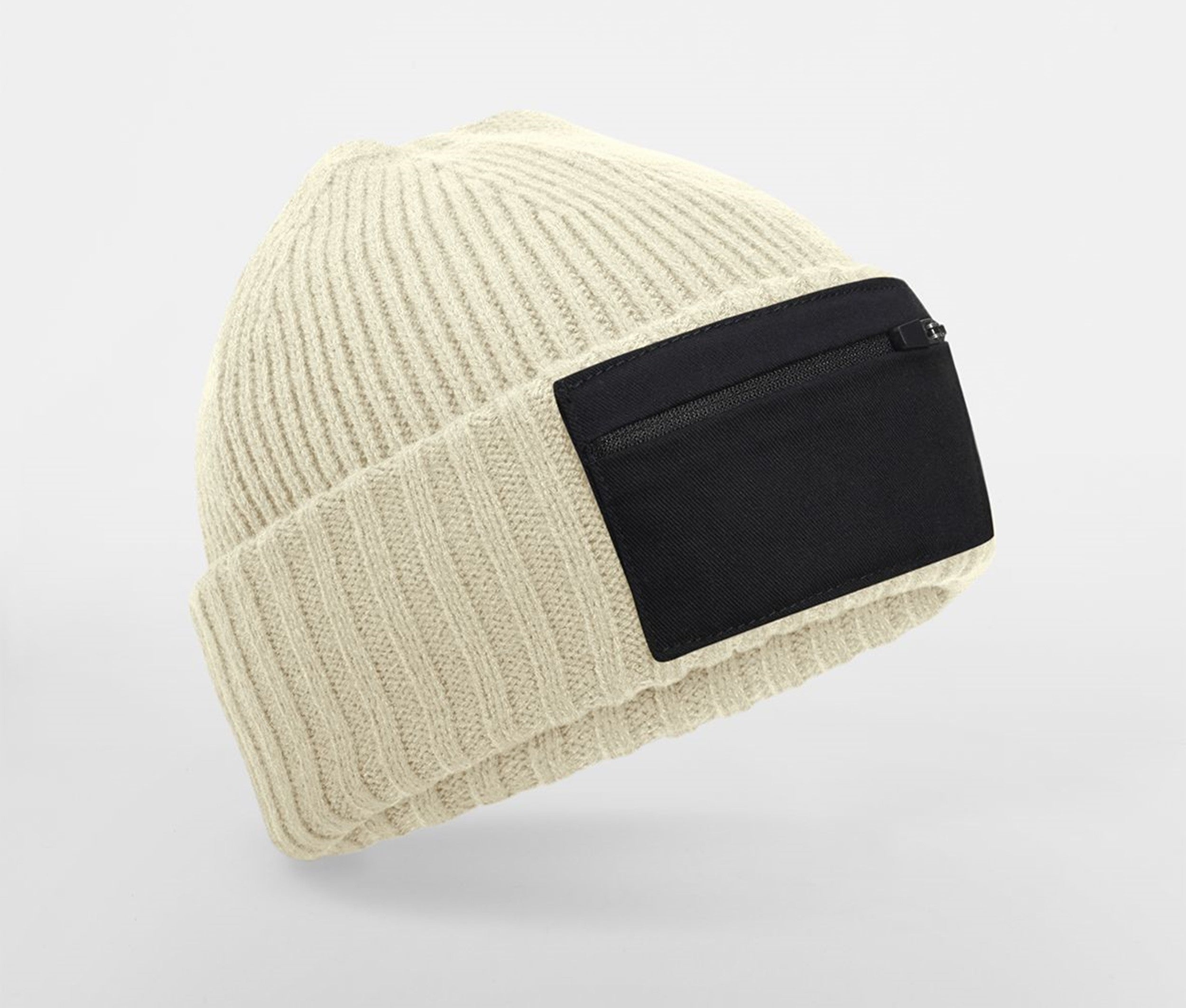 Bonnet Avec Poche - Sand/black