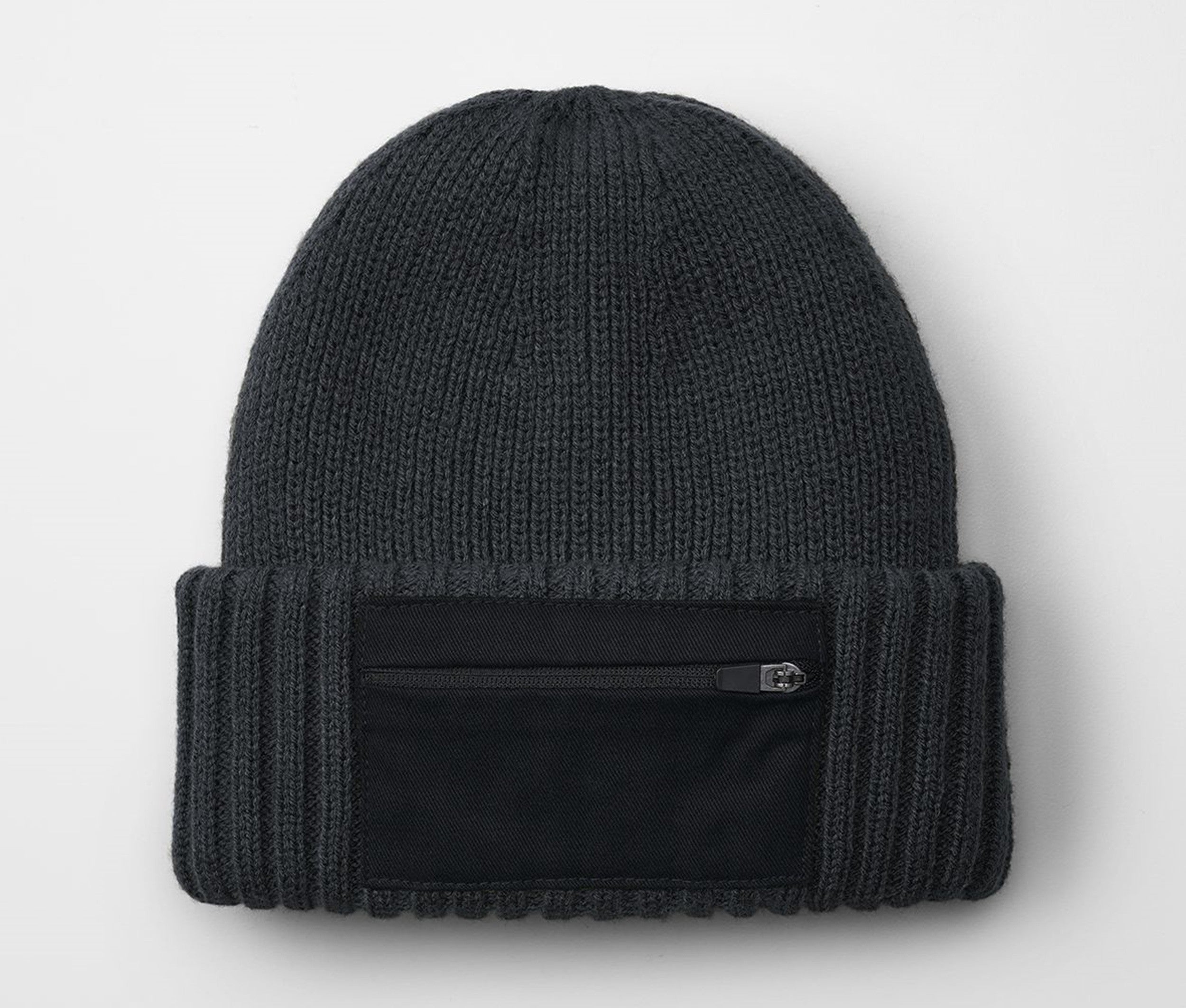 Bonnet Avec Poche - Graphite Grey/black