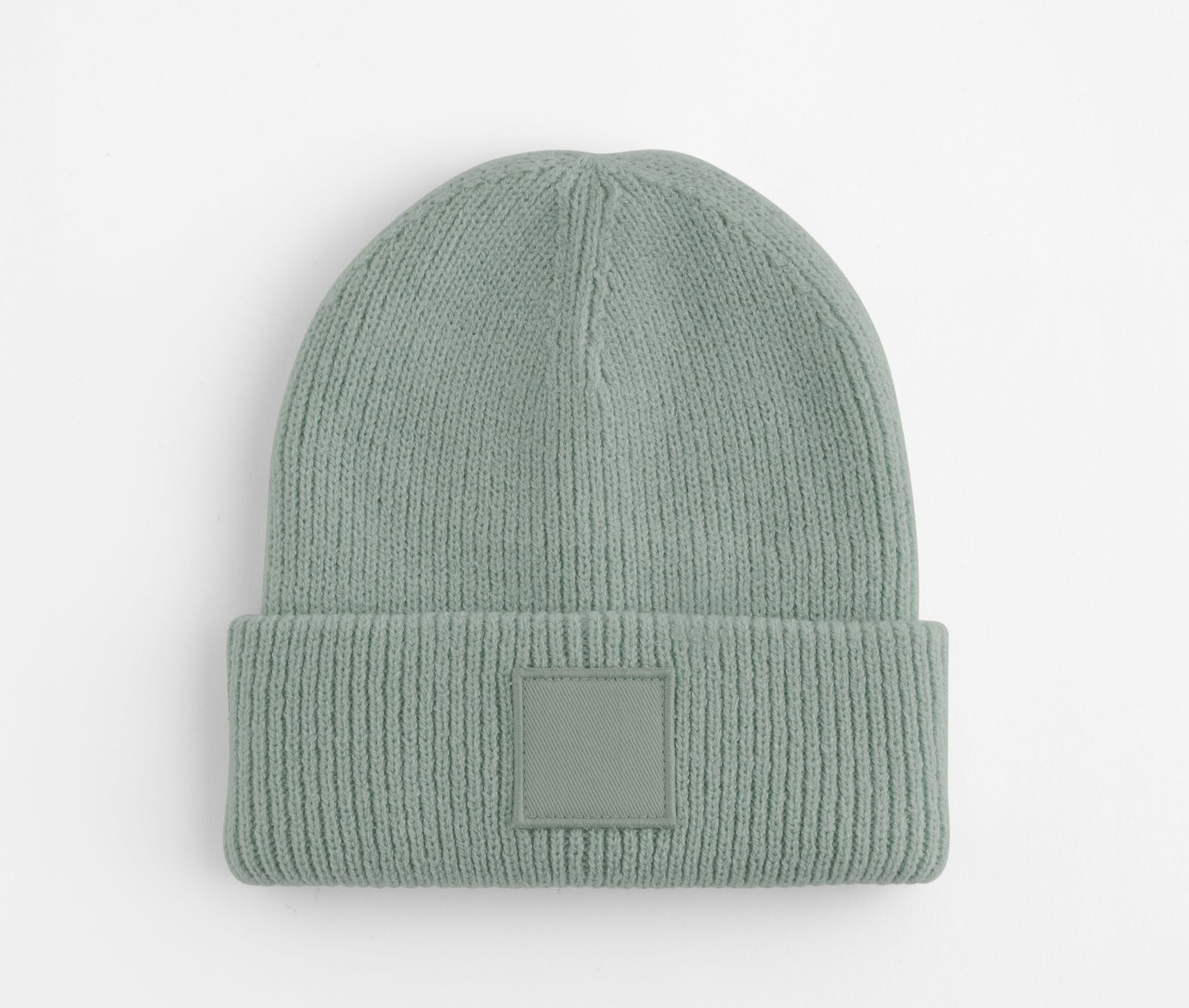 Bonnet Enfant à Large Rabat Avec Empiècement - Dusty Green