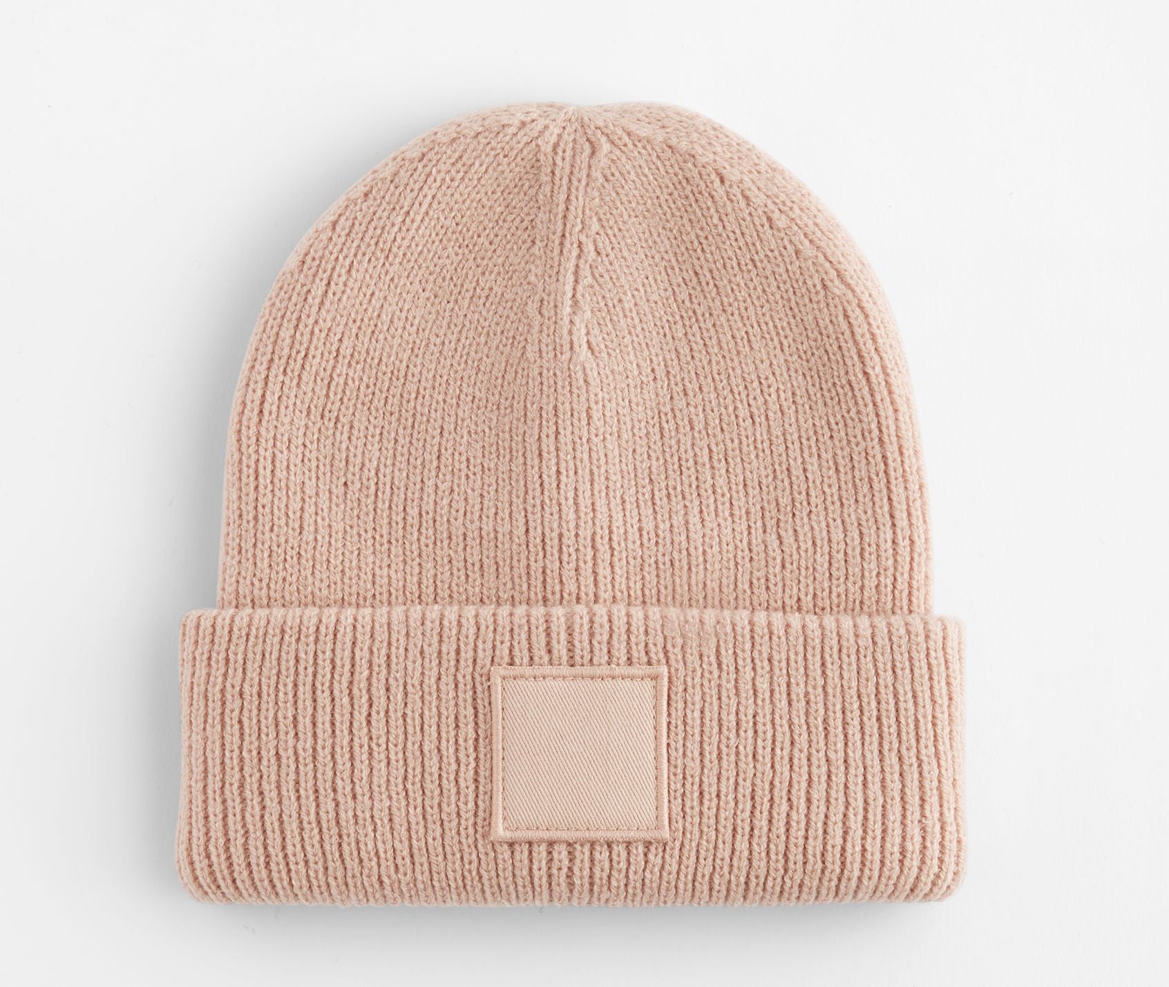 Bonnet Enfant à Large Rabat Avec Empiècement - Peach