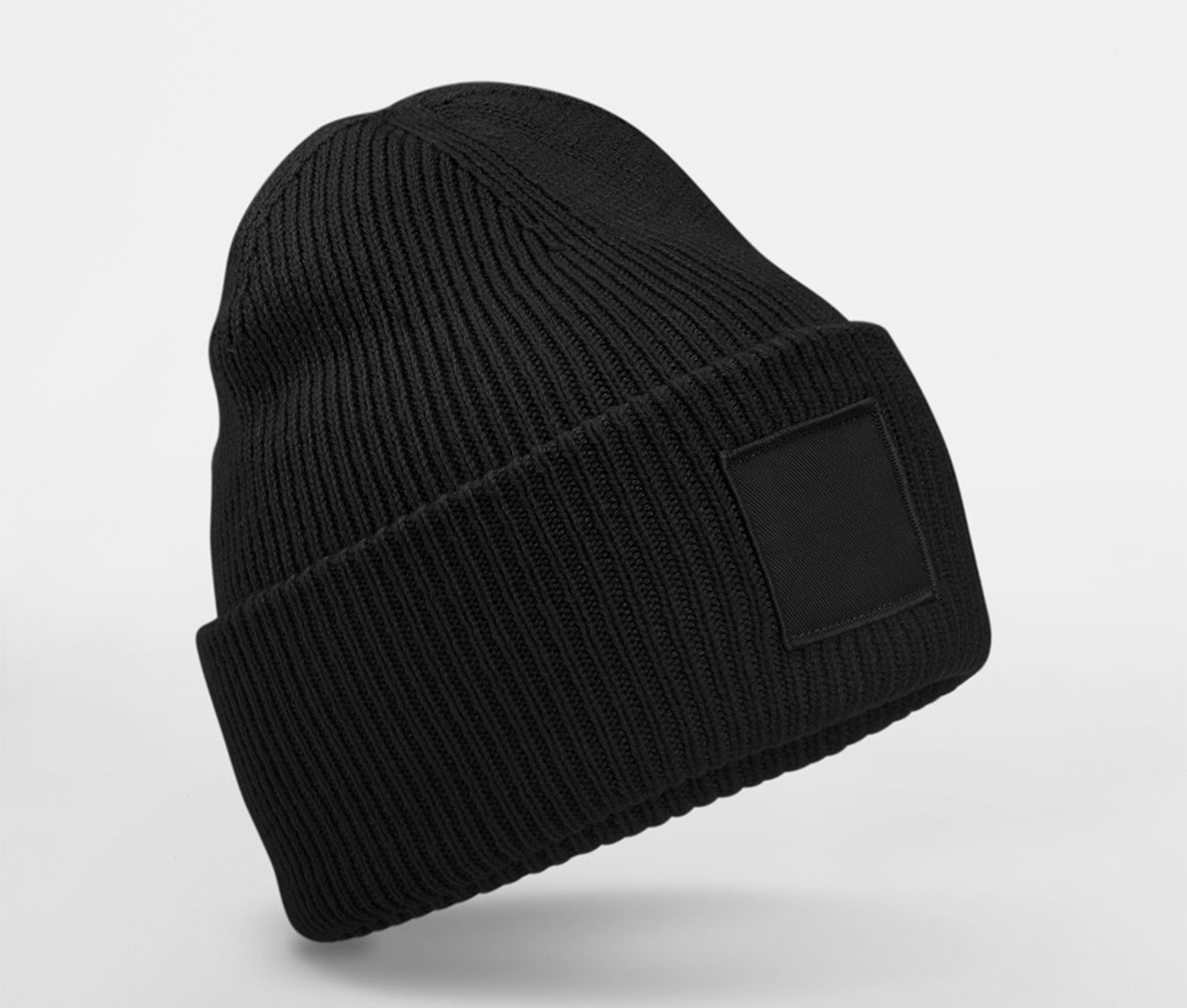 Bonnet Avec Empiècement Carré - Black