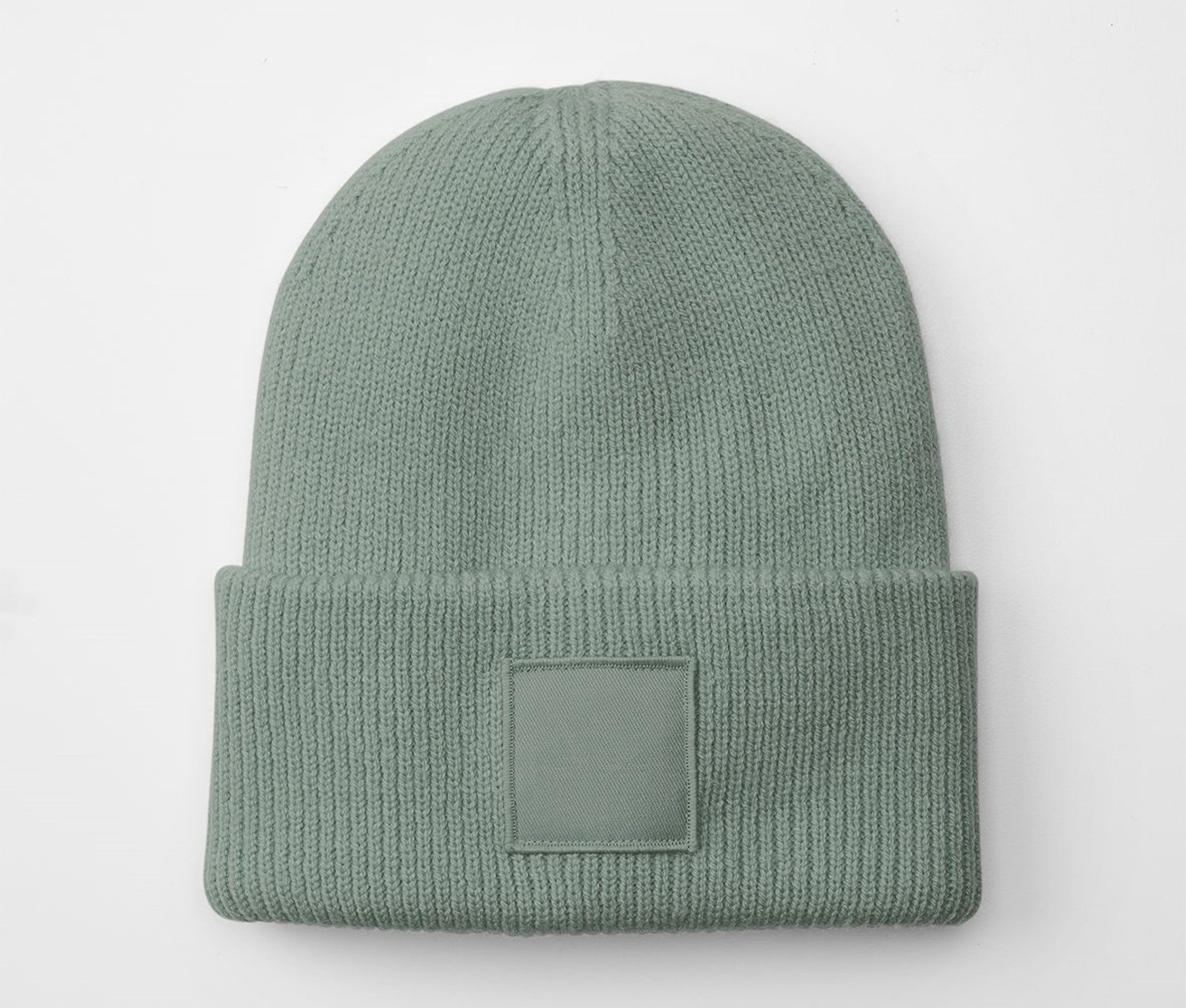 Bonnet Avec Empiècement Carré - Dusty Green