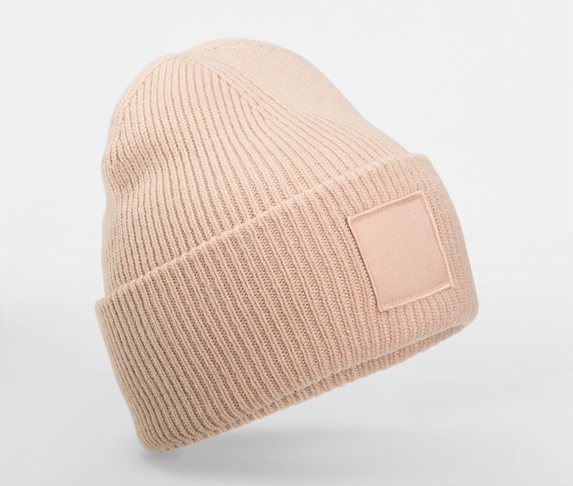 Bonnet Avec Empiècement Carré - Peach