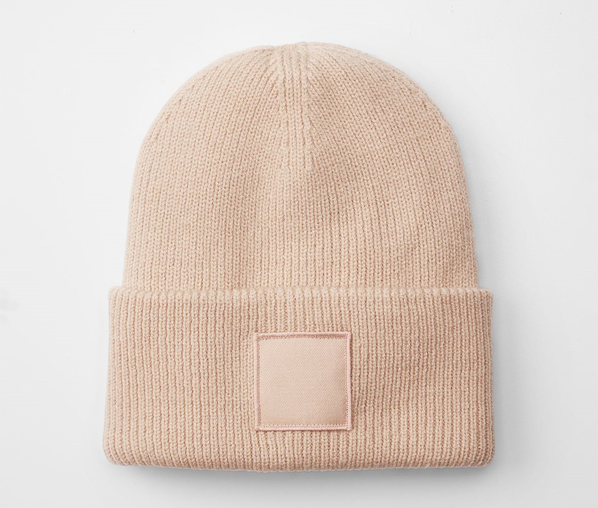 Bonnet Avec Empiècement Carré - Peach