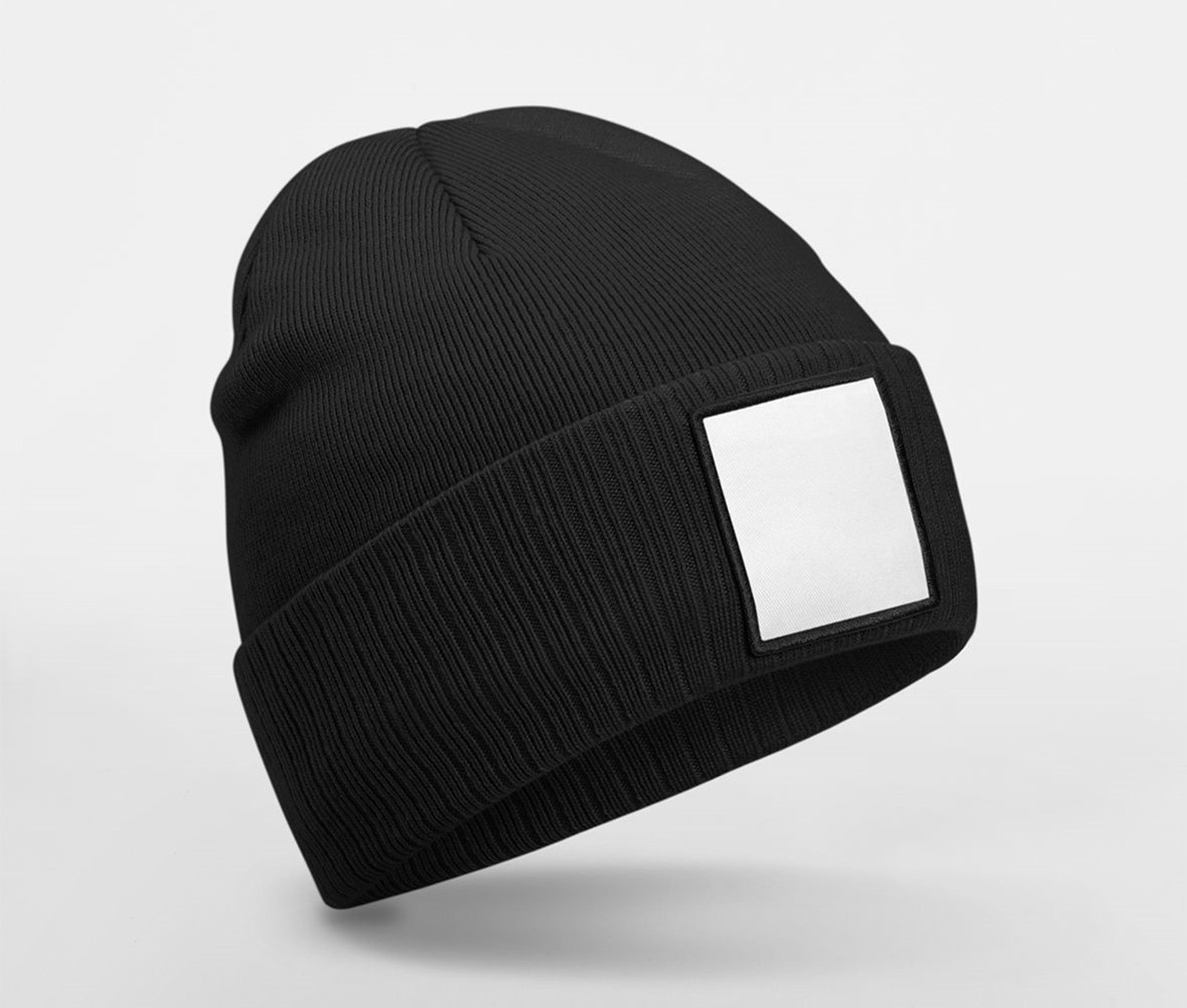 Bonnet Tricoté Avec Empiècement - Black/white