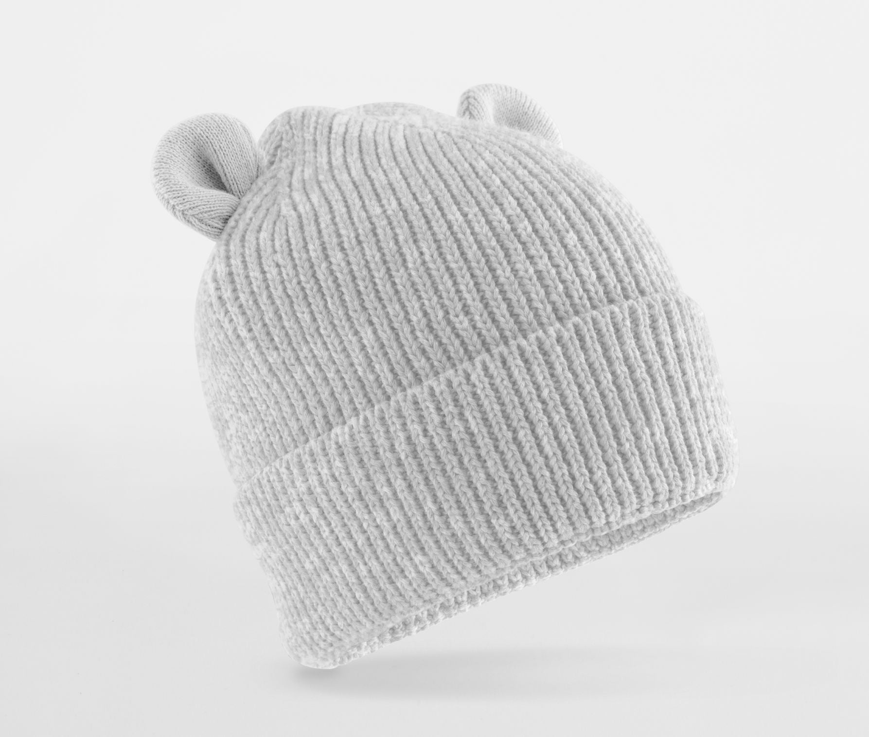 Bonnet Ourson Avec Revers - Cloud Grey