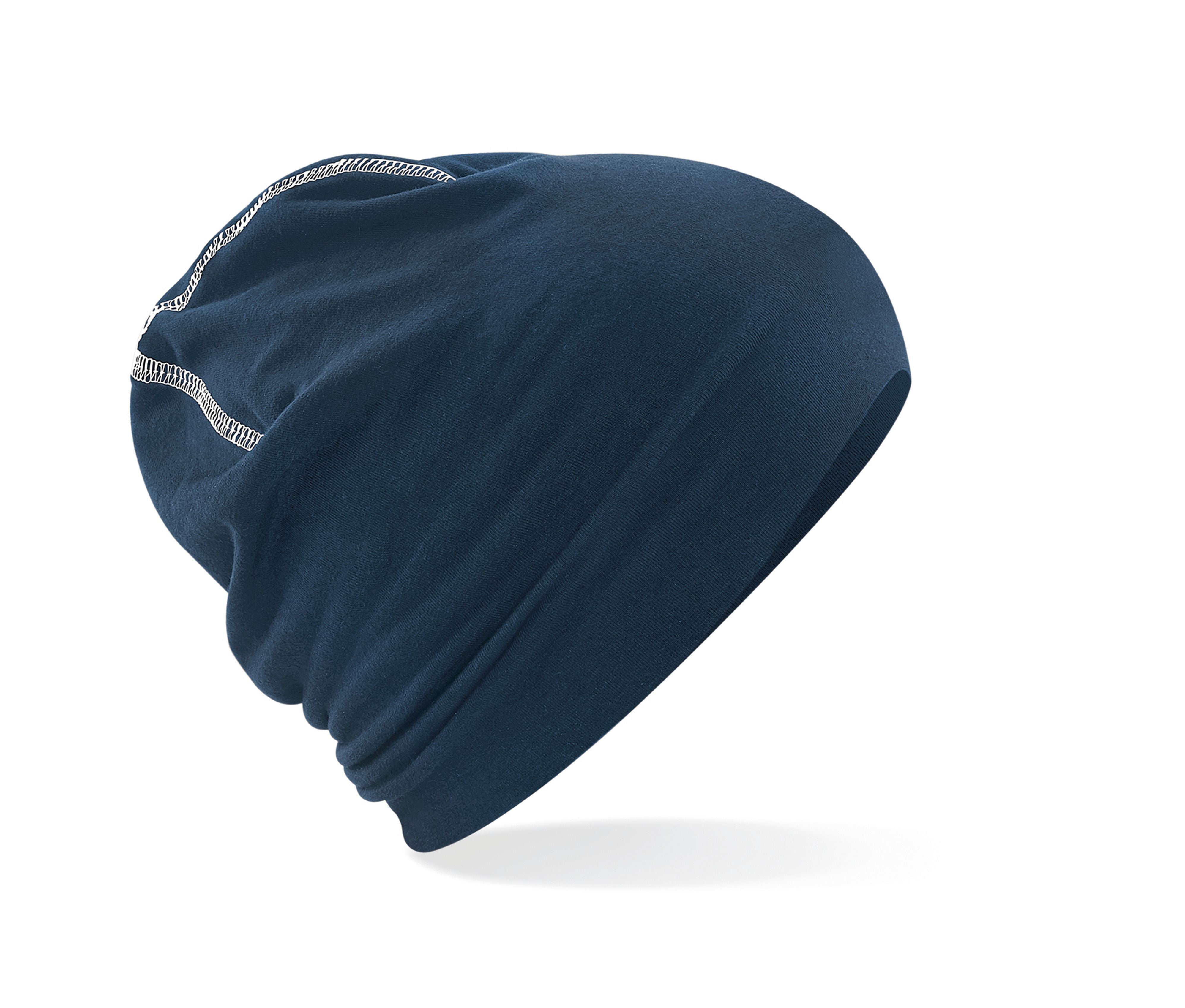 Bonnet en Coton Hemsedal - French Navy/white