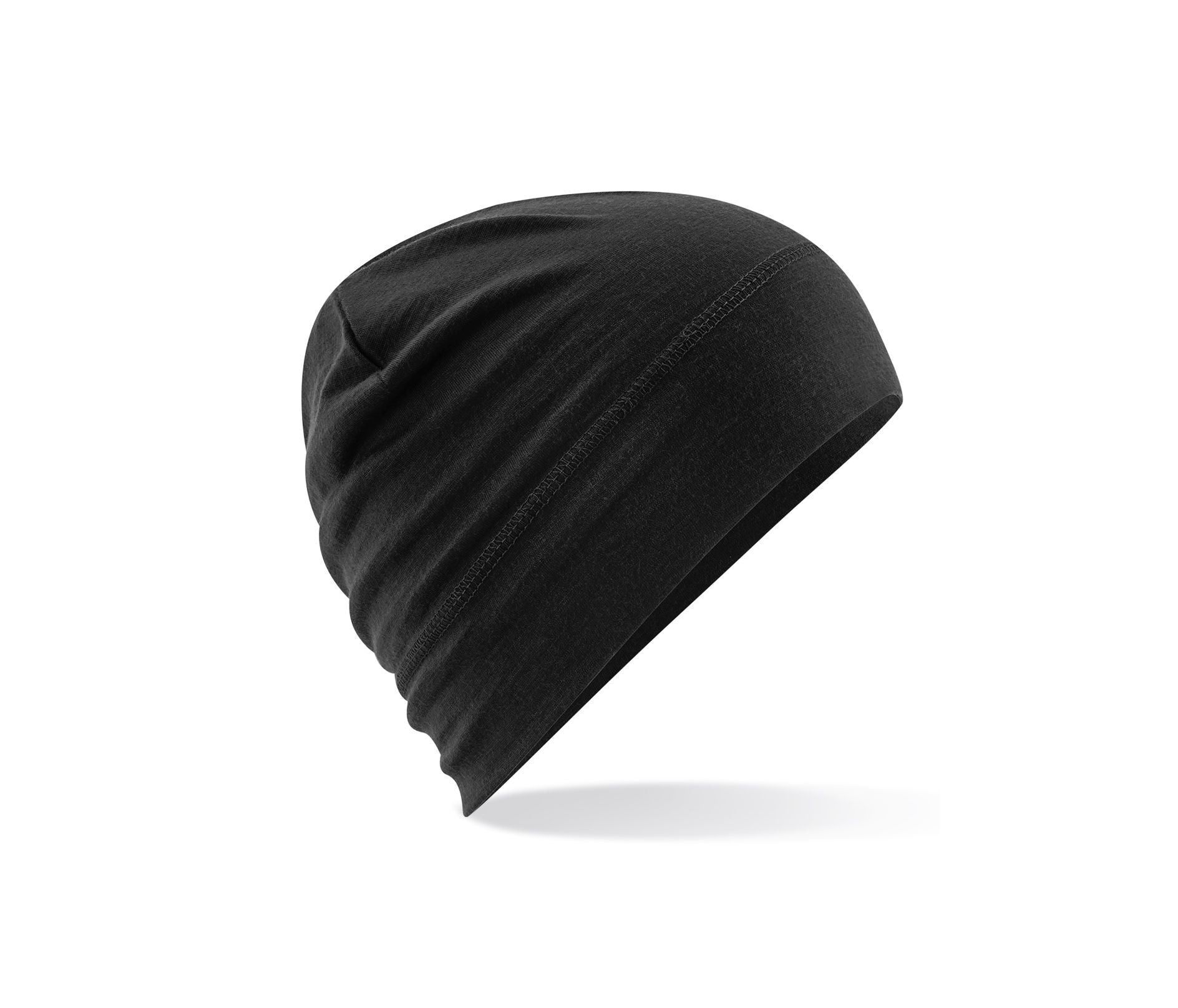 Bonnet en Laine Mérinos - Black