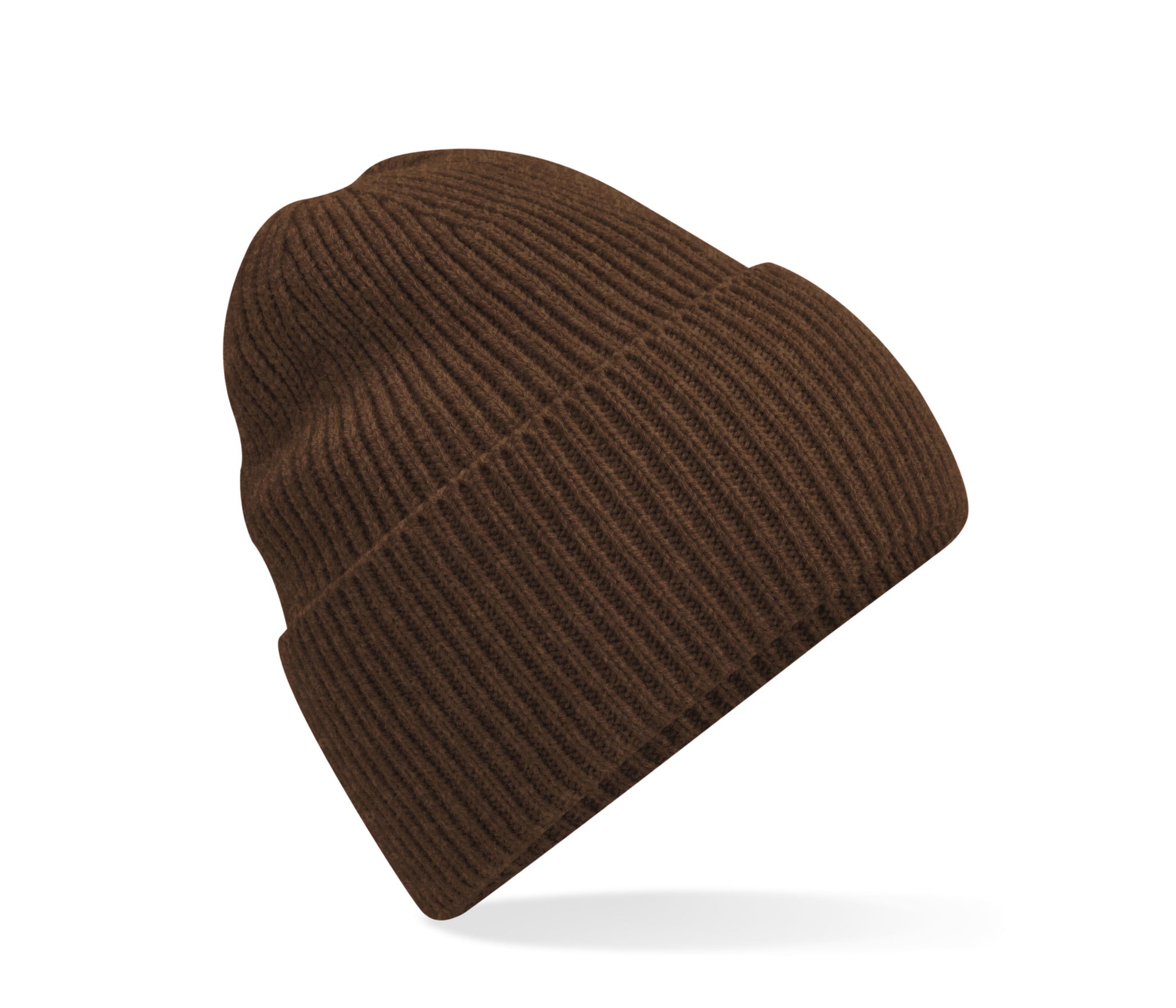 Bonnet Avec Revers Extra Large - Walnut