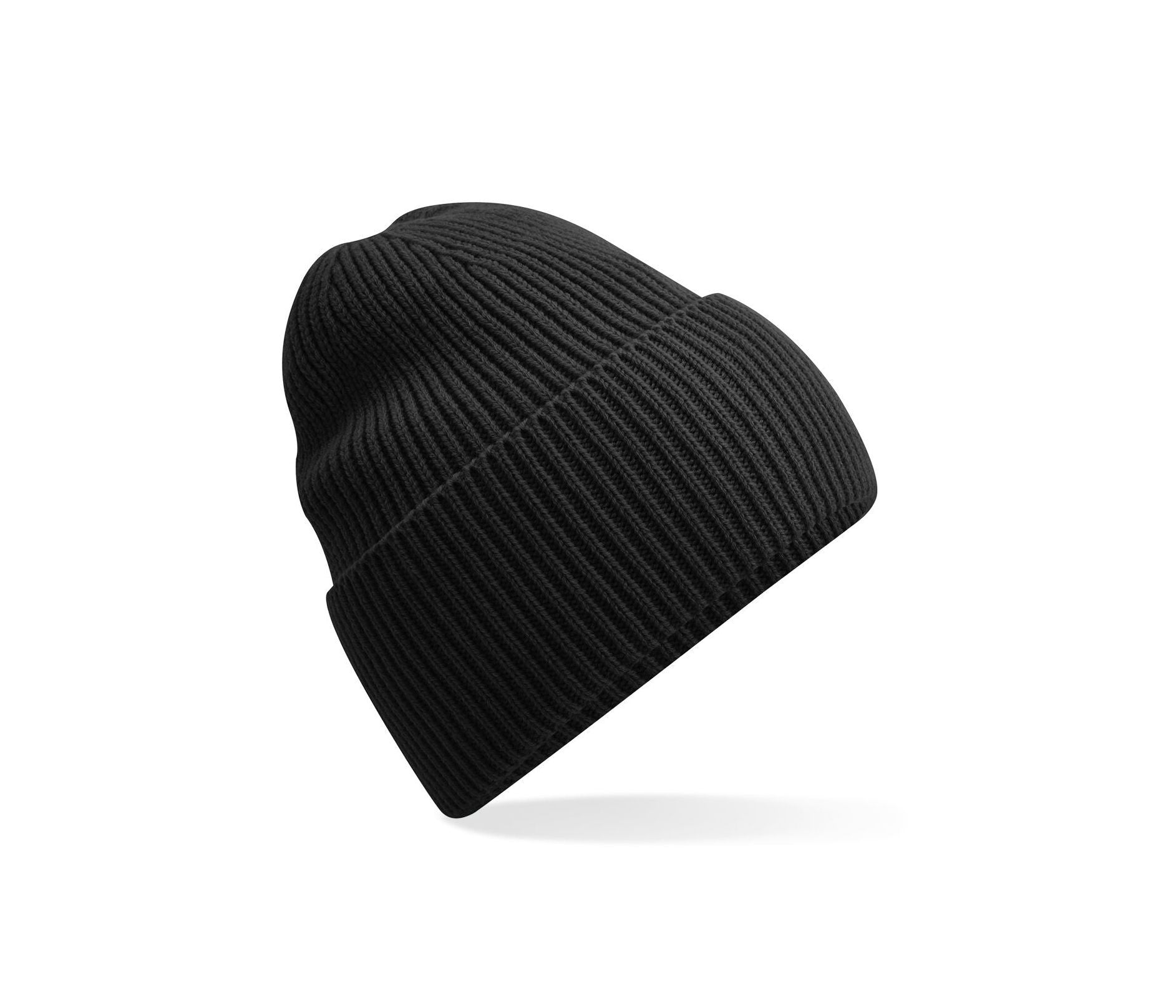 Bonnet Avec Revers Extra Large - Black