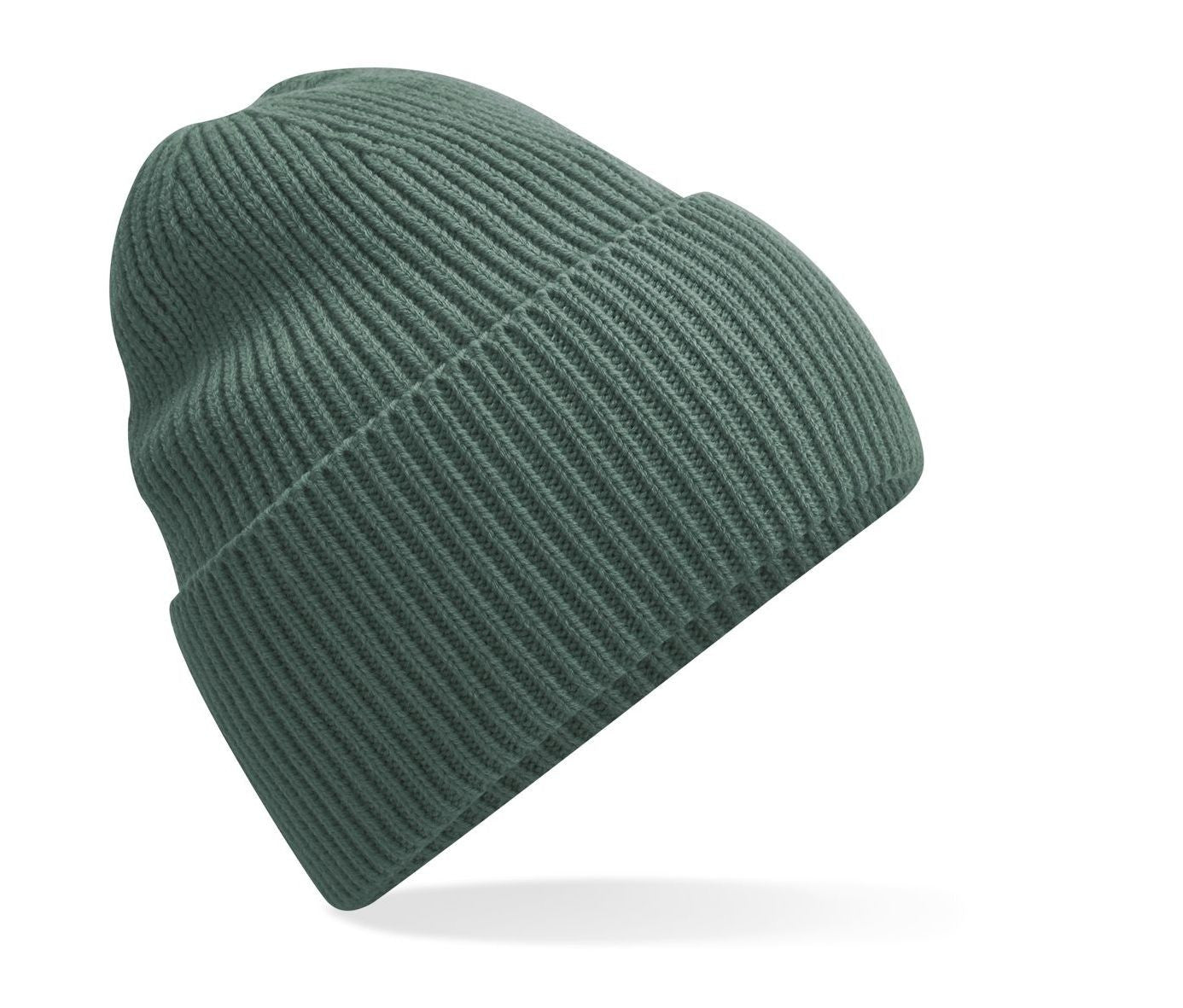 Bonnet Avec Revers Extra Large - Marine Green