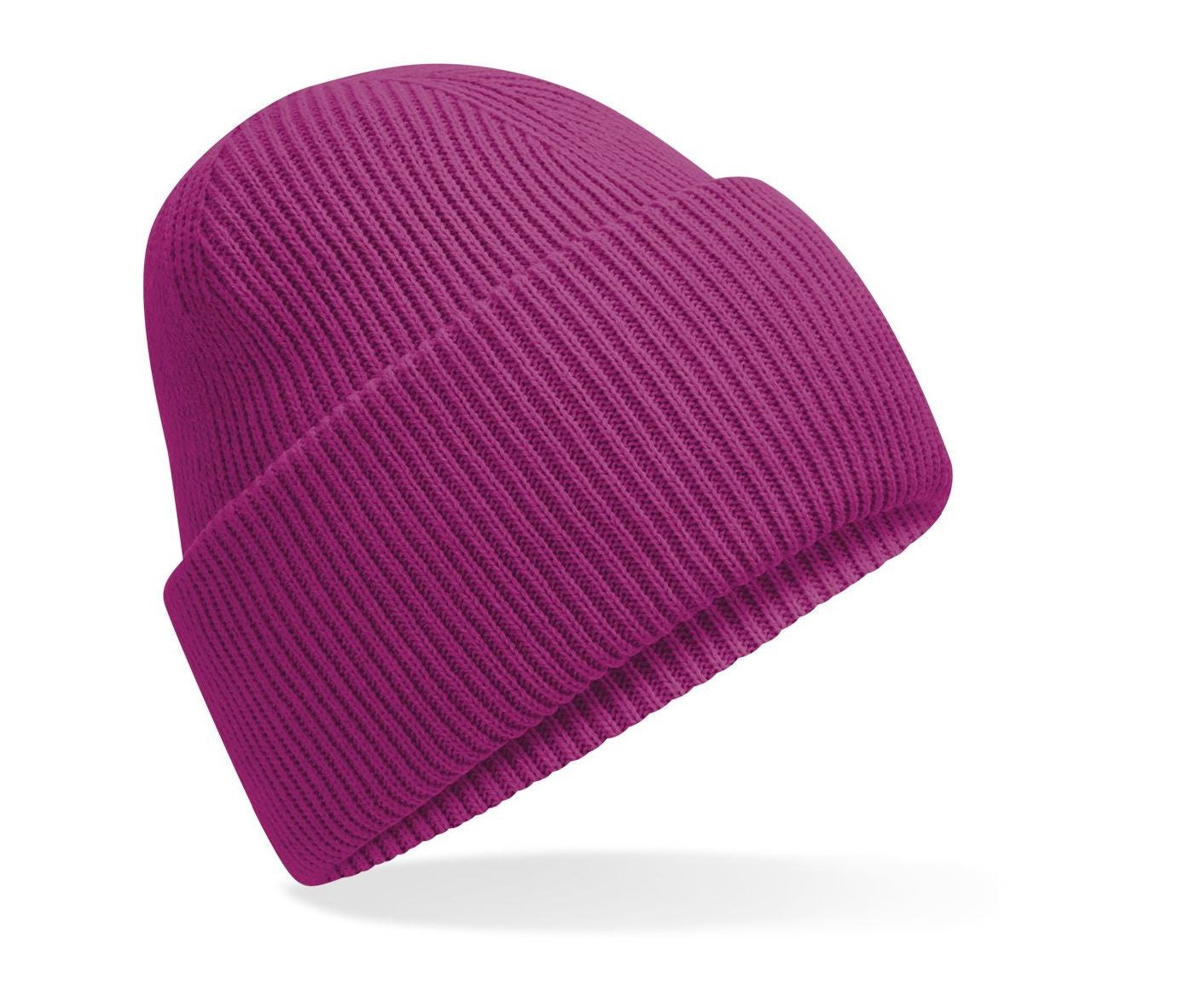 Bonnet Avec Large Revers - Festival Fuchsia
