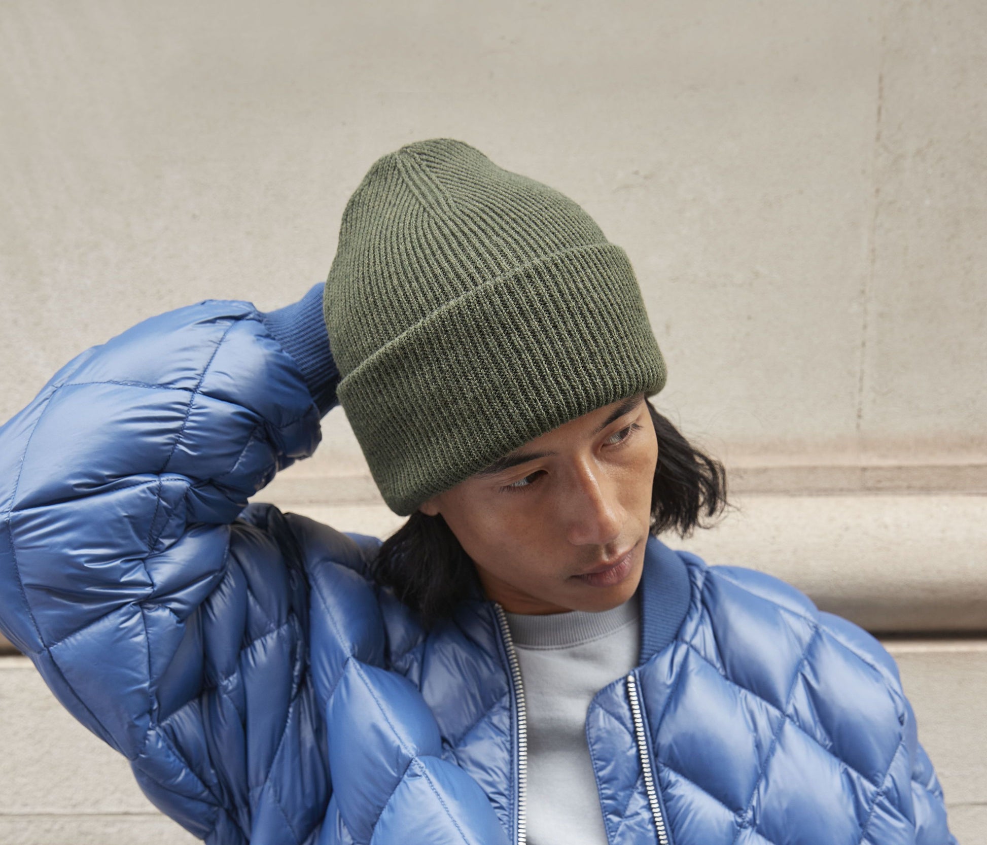 Bonnet avec large revers