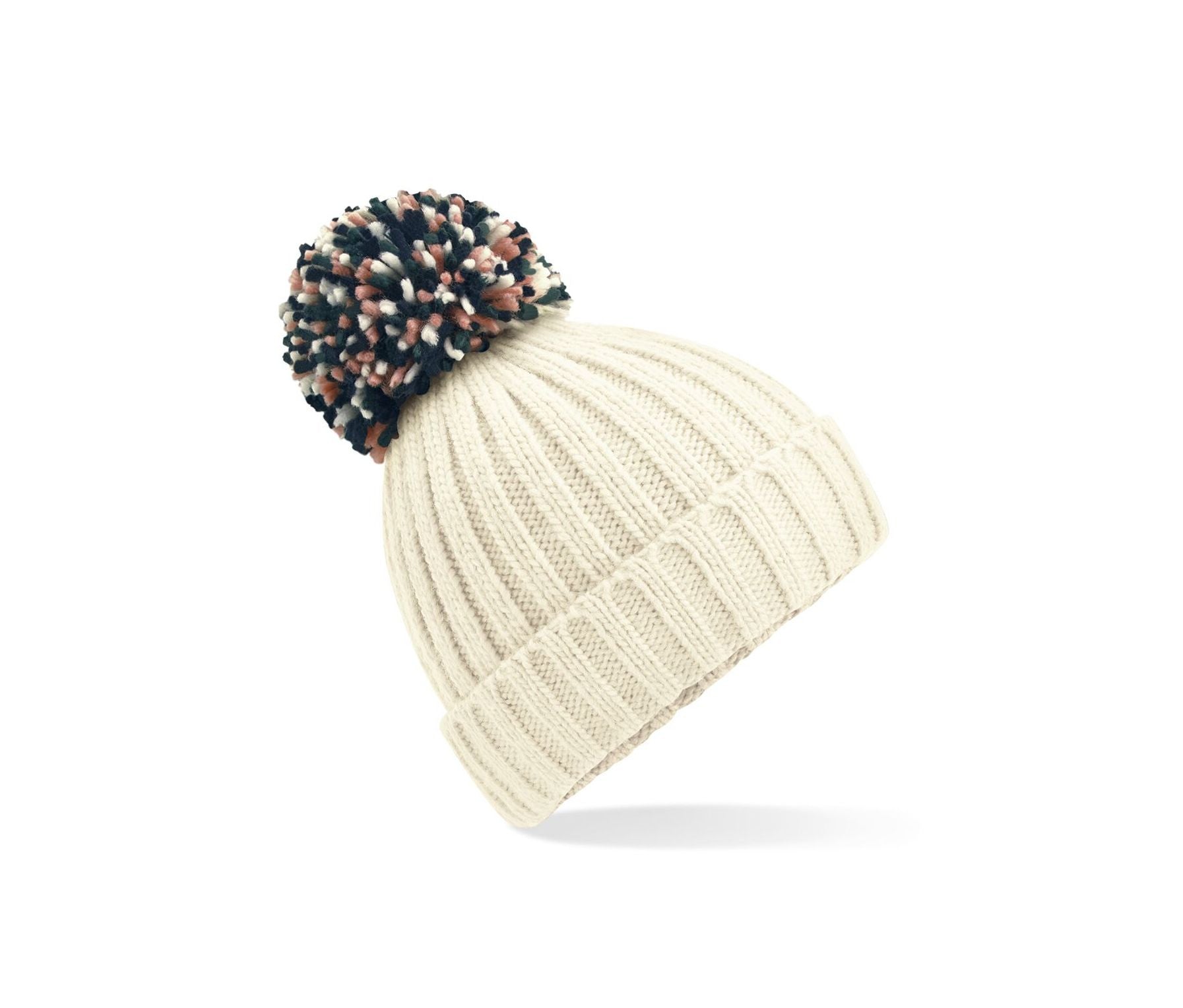 Bonnet Avec Pompon - Off White