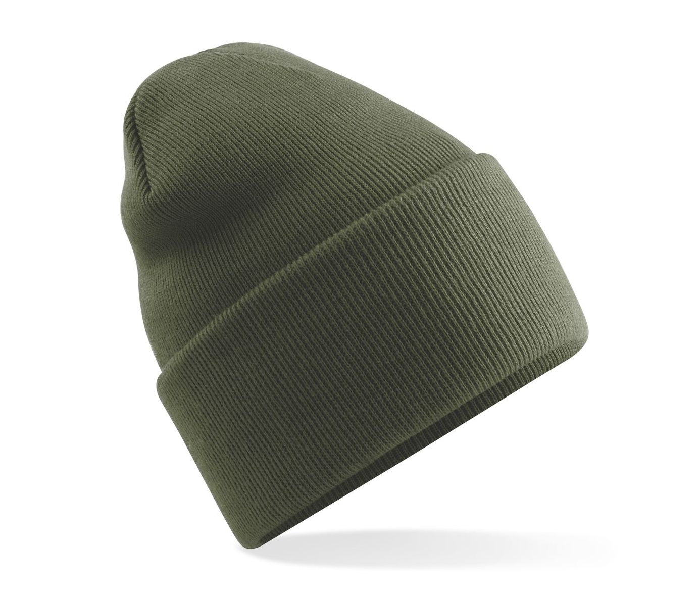 Bonnet à Large Revers - Olive Green